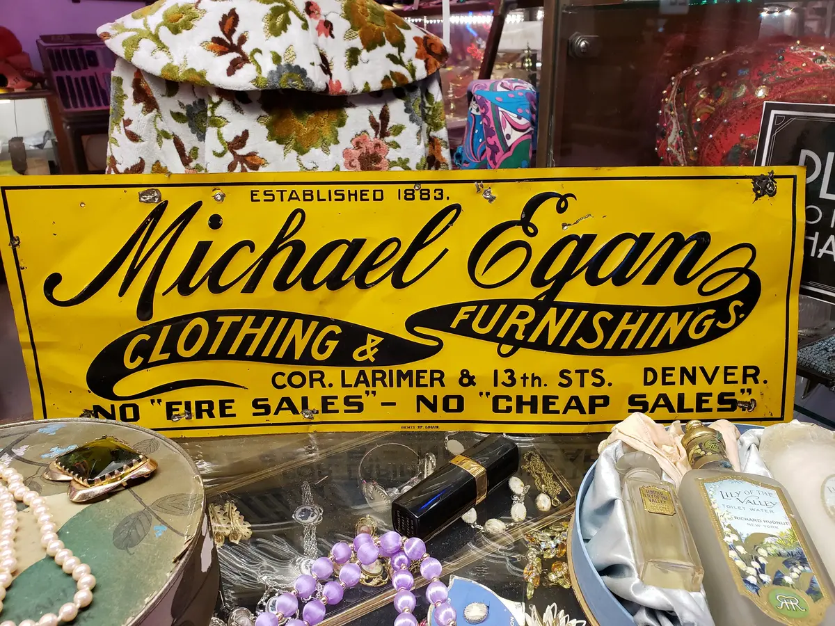 Michael Egans Clothing & Furnishings Vintage Sign (Denver, Co.) 1
