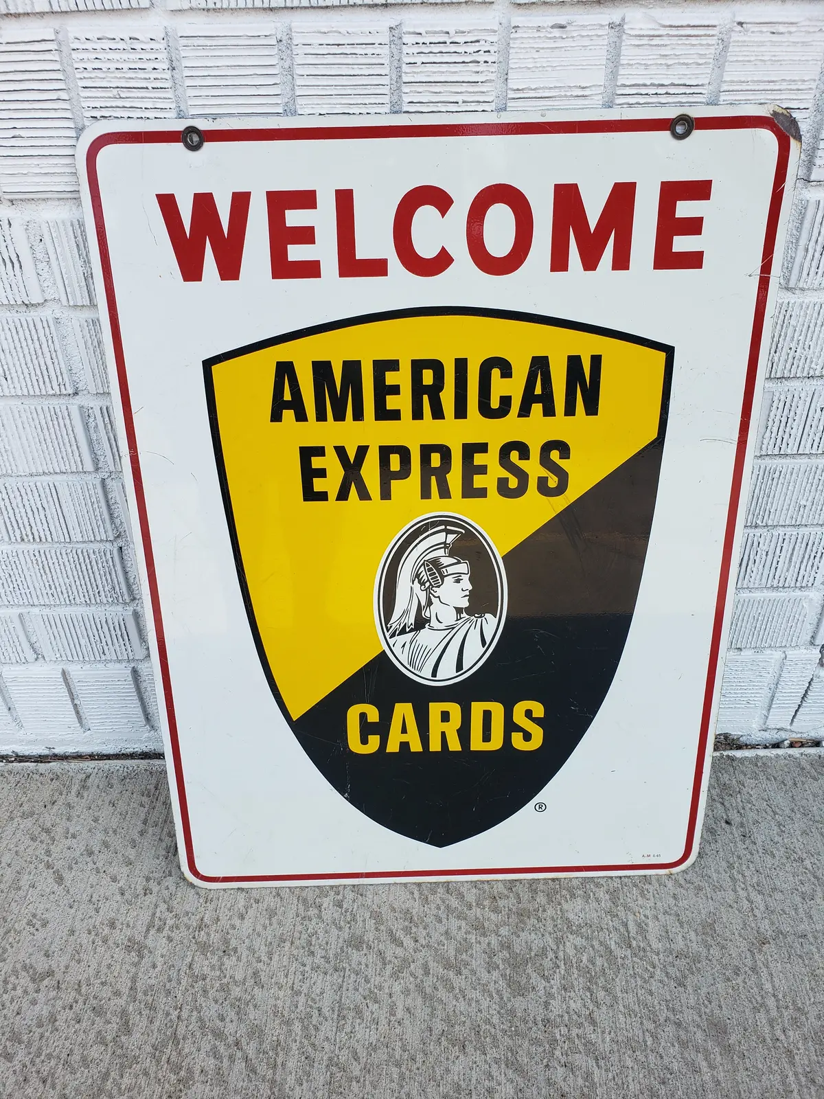 American Express Double Sided Sign 1