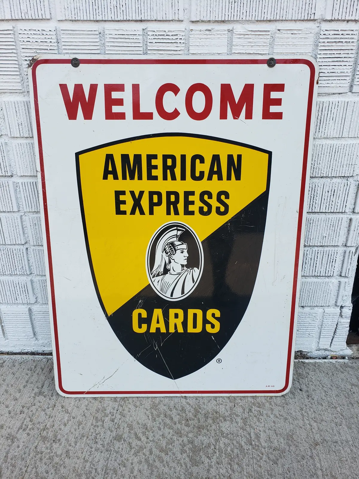 American Express Double Sided Sign 2