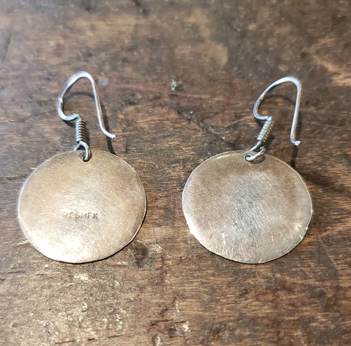 Sterling Wolf Earrings 2