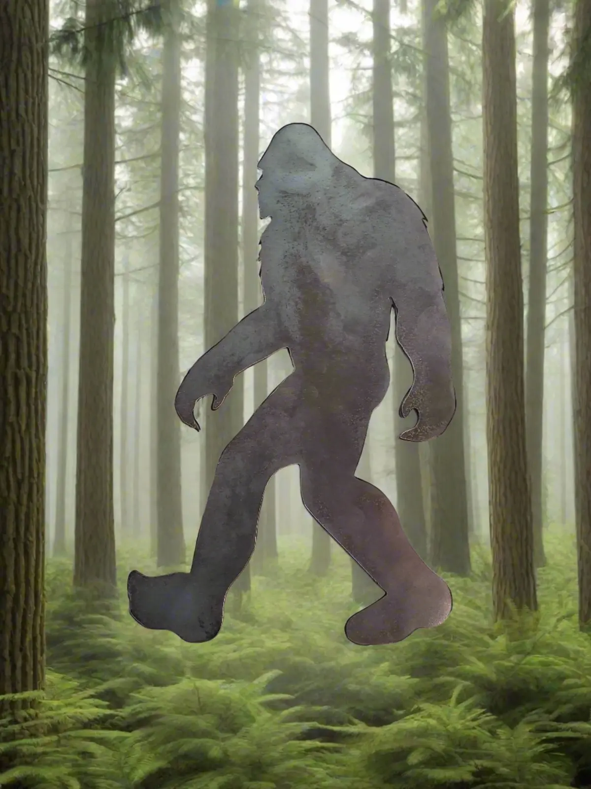 Sasquatch Metal Wall Art 1