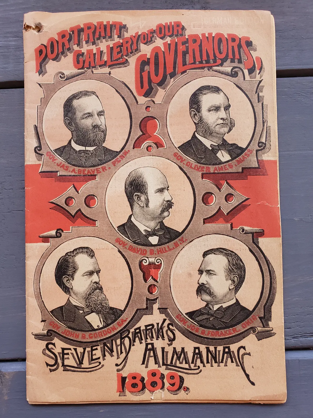 Portrait Gallery Of Our Governors 1889 1