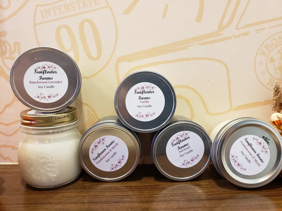 Sunflower Farms Soy Candle 1