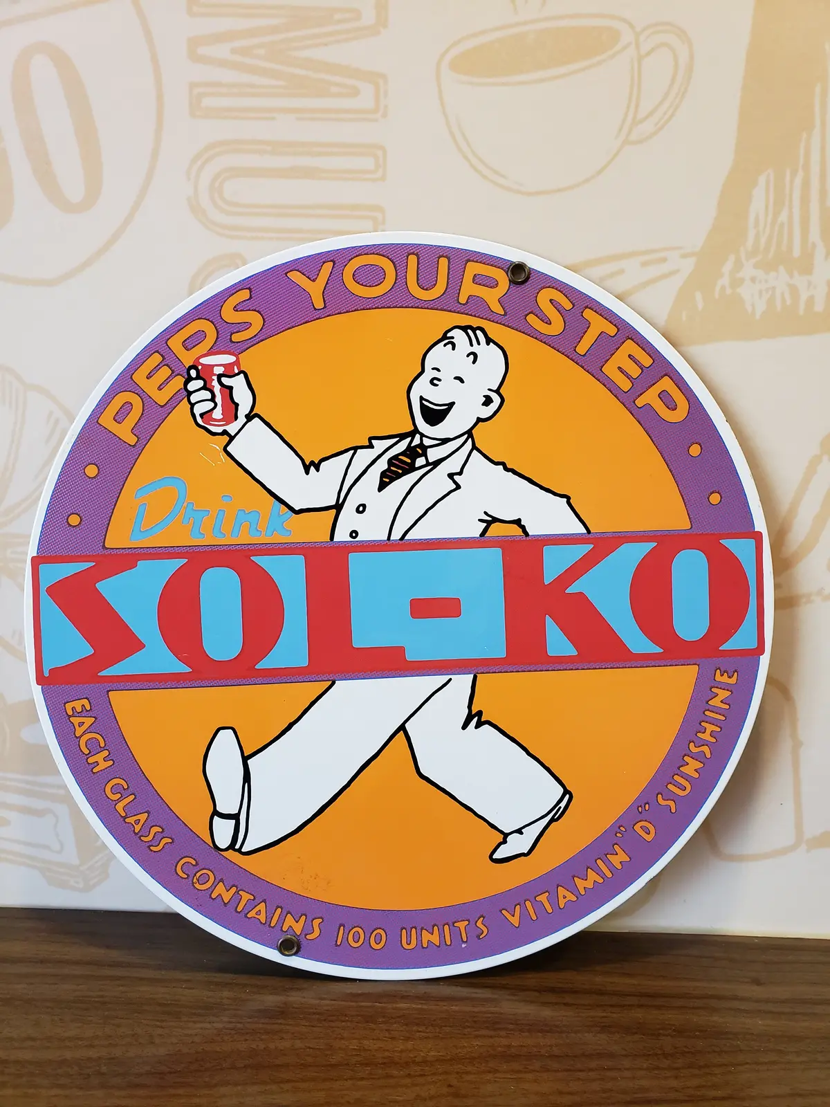 Sol-Ko Soda Porcelain Sign 1