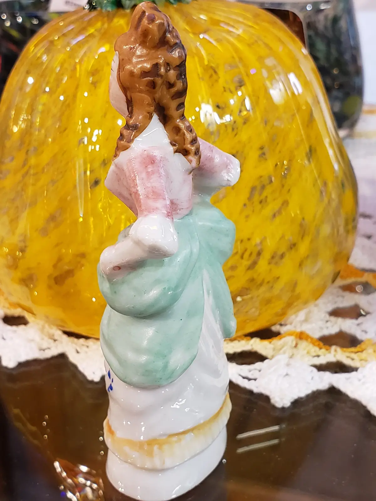 Buxom Victorian Lady Figurine 2