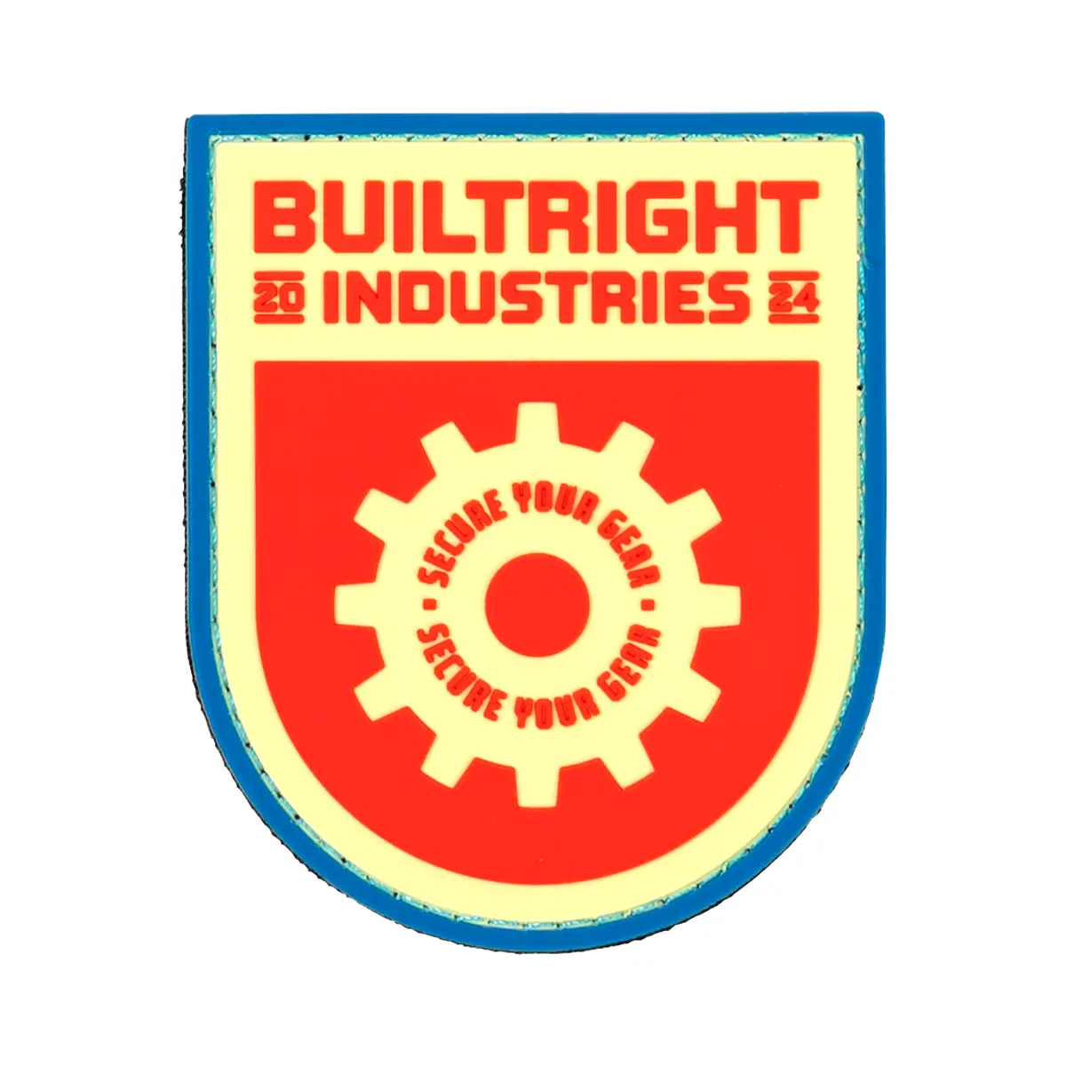 Builtright Old School Shield Patch 1