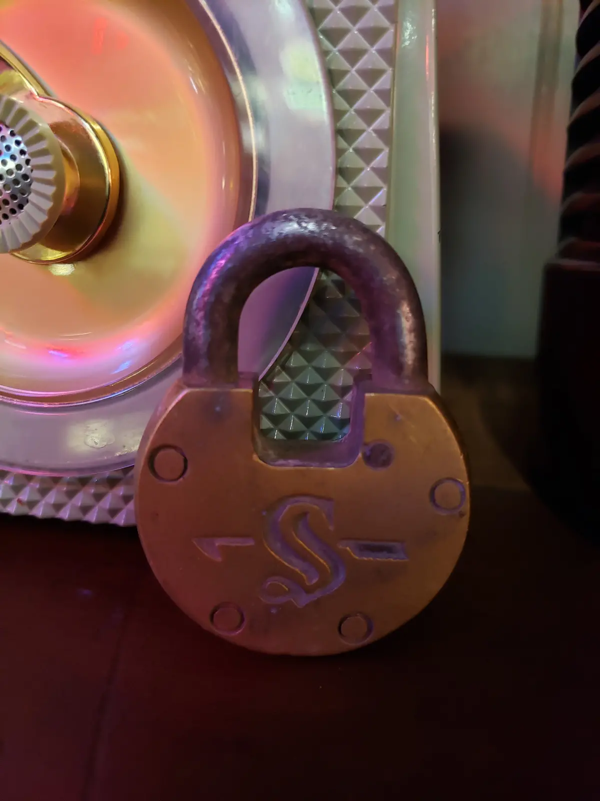 Slaymaker Brass Padlock (No Key) 1