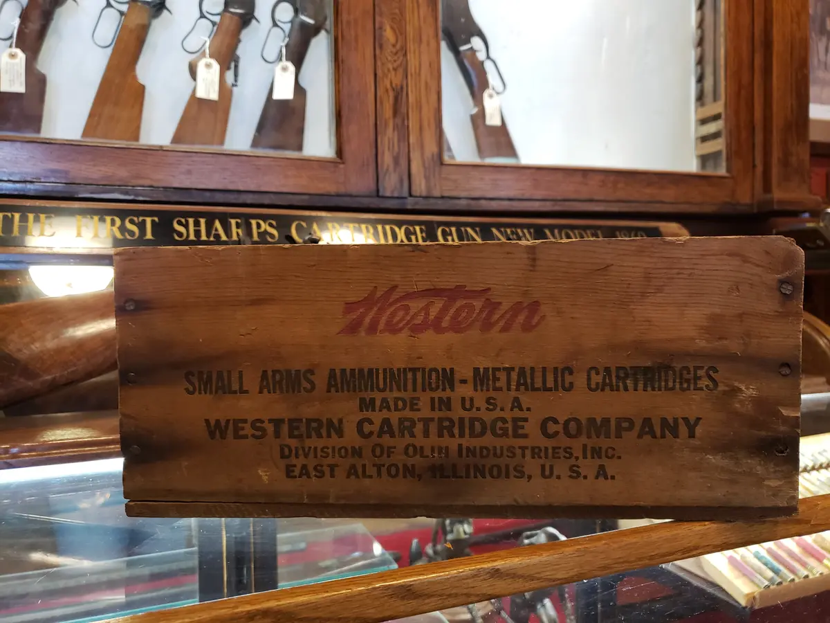 Western Cartridge Co. Wood Crate 1
