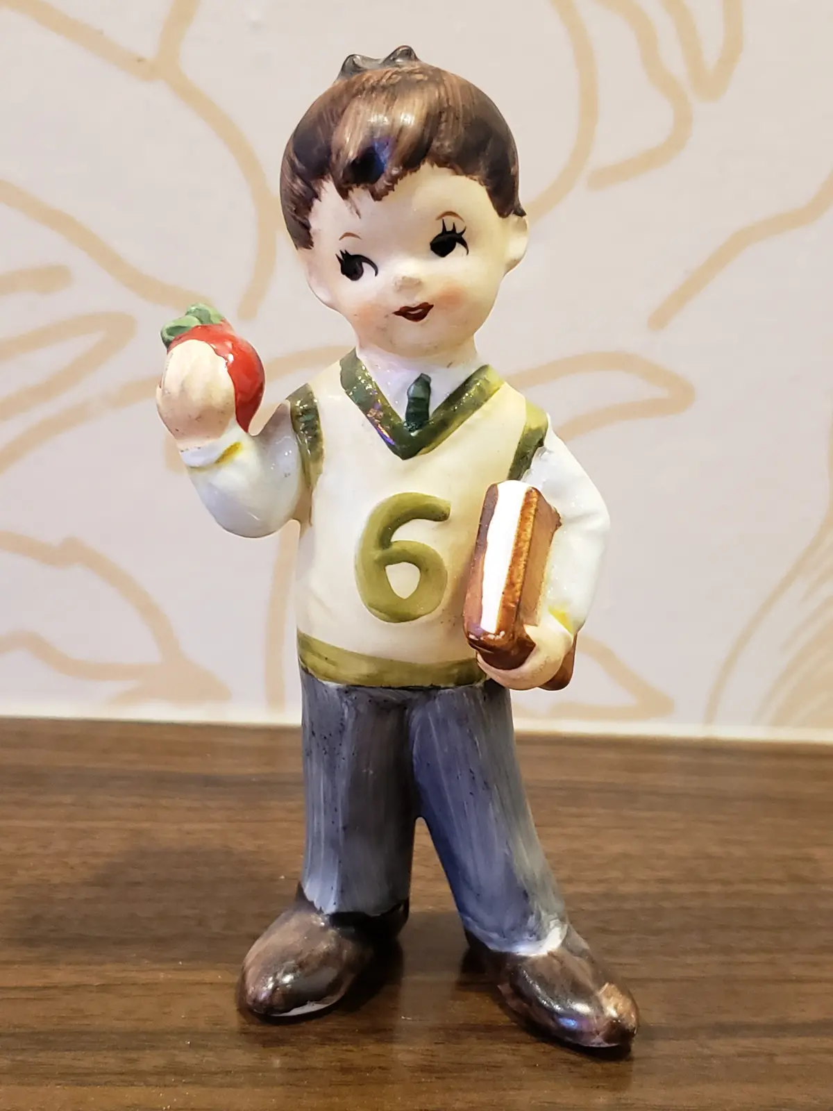 Lefton Birthday Boy Figurine Age 6 1