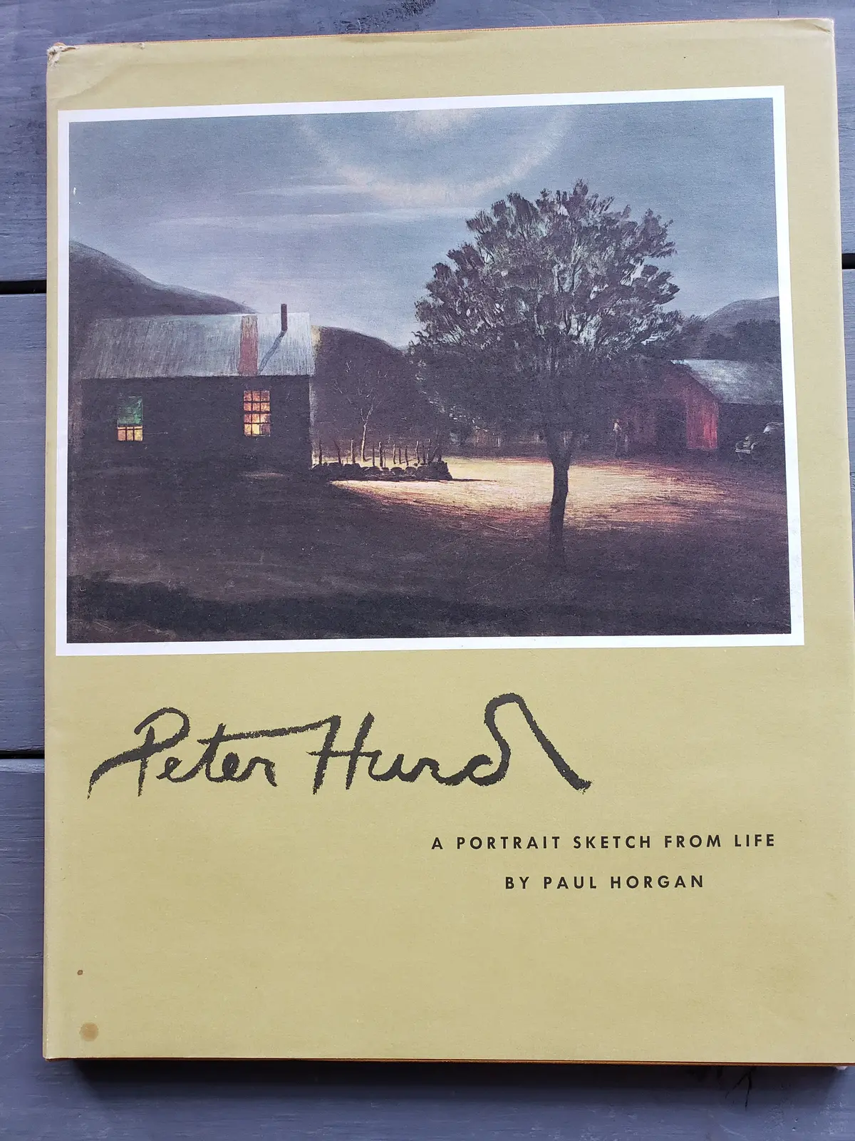 Peter Hurd, A Portrait Sketch From Life By Paul Horgan 1