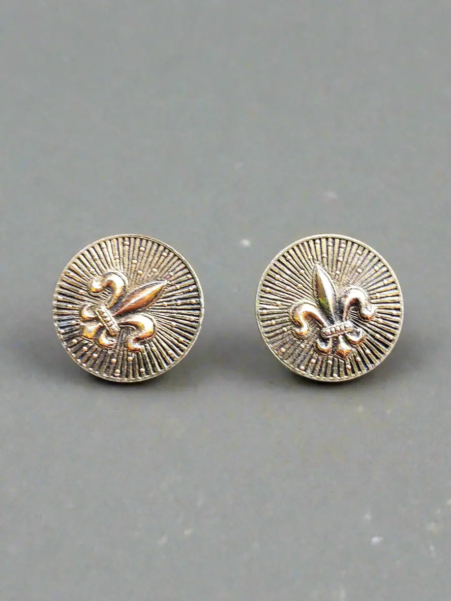 Fleur De Lis Cuff Links 1
