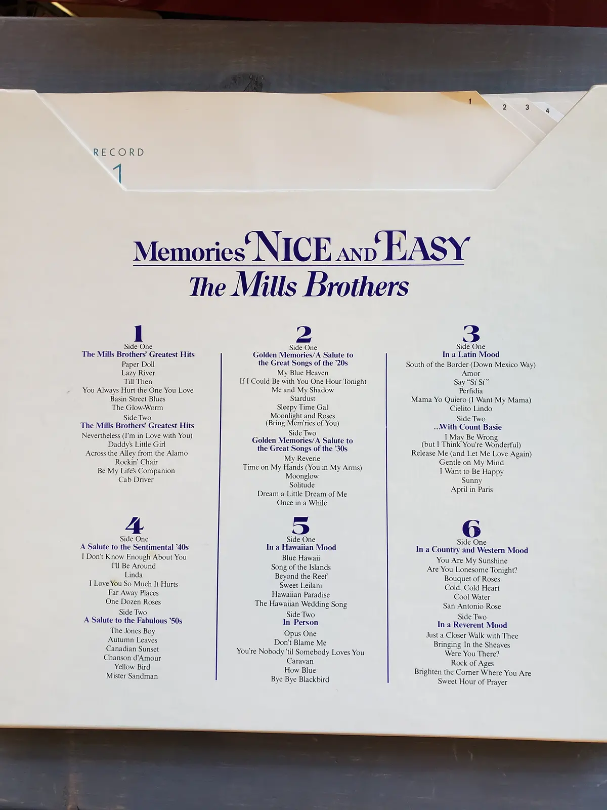 The Mills Brothers Box Set Memories Nice And Easy 2