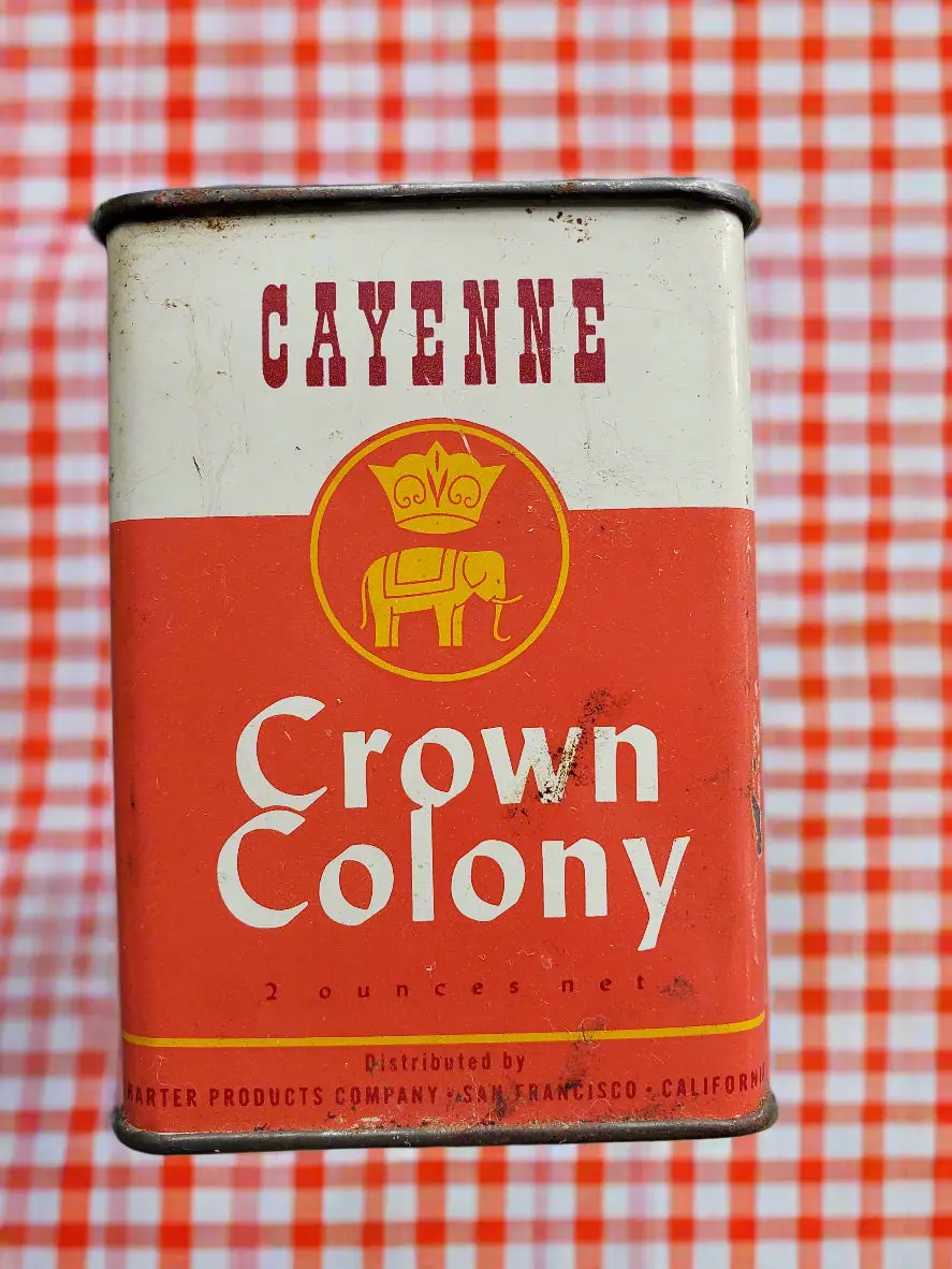Crown Colony Cayenne Spice Tin 1