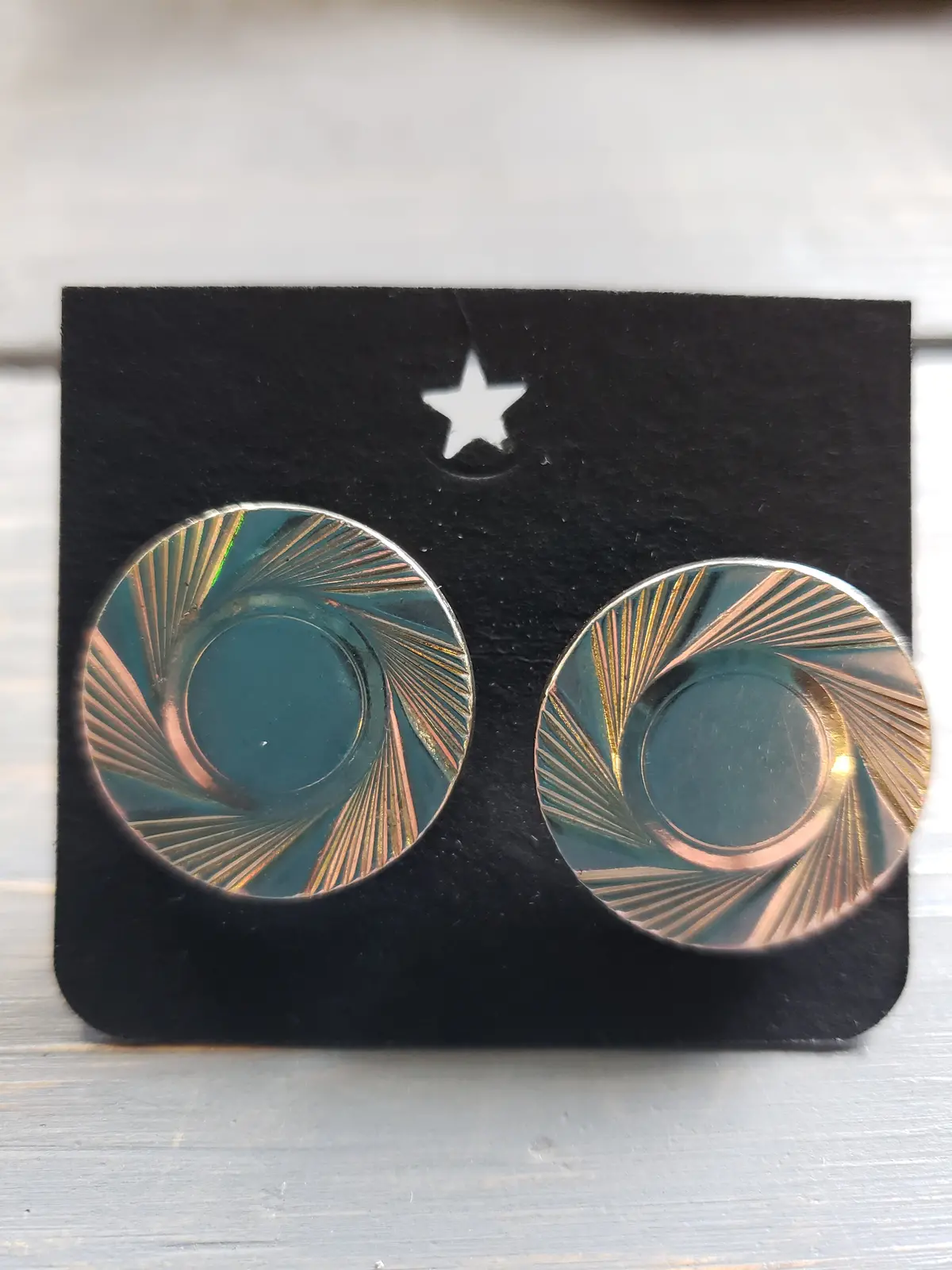 Round Vintage Cuff Links 1