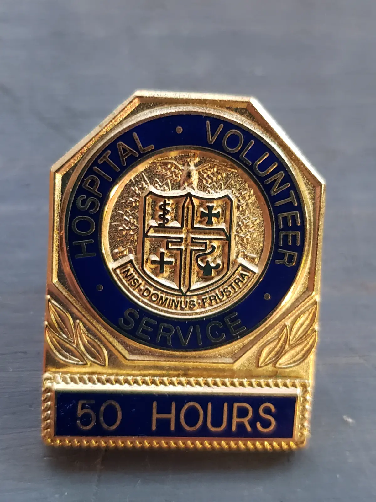 50 Hours Hospital Volunteer Pin 1