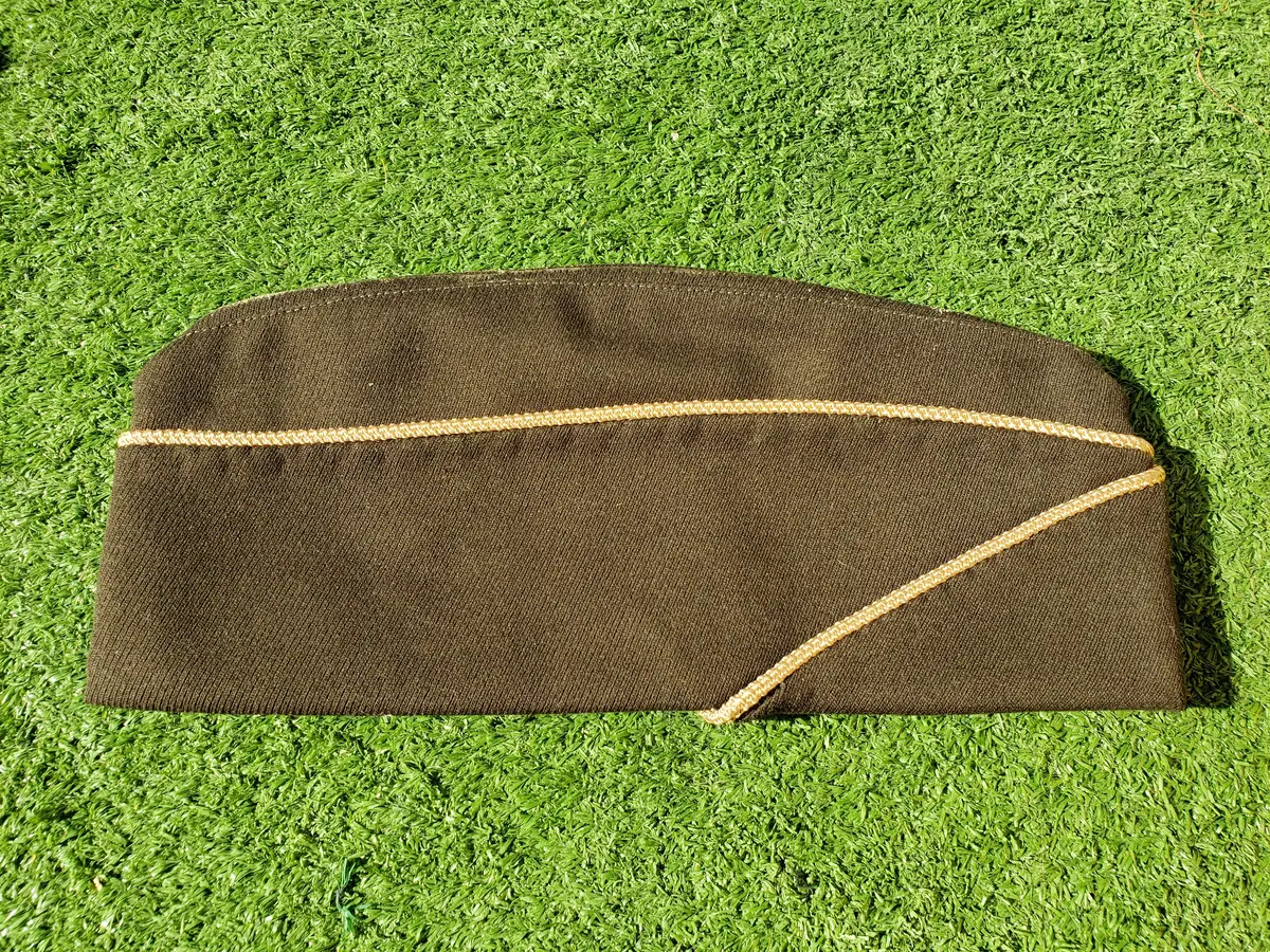 Wwii Green Wool Army Hat Size 6 7/8 1