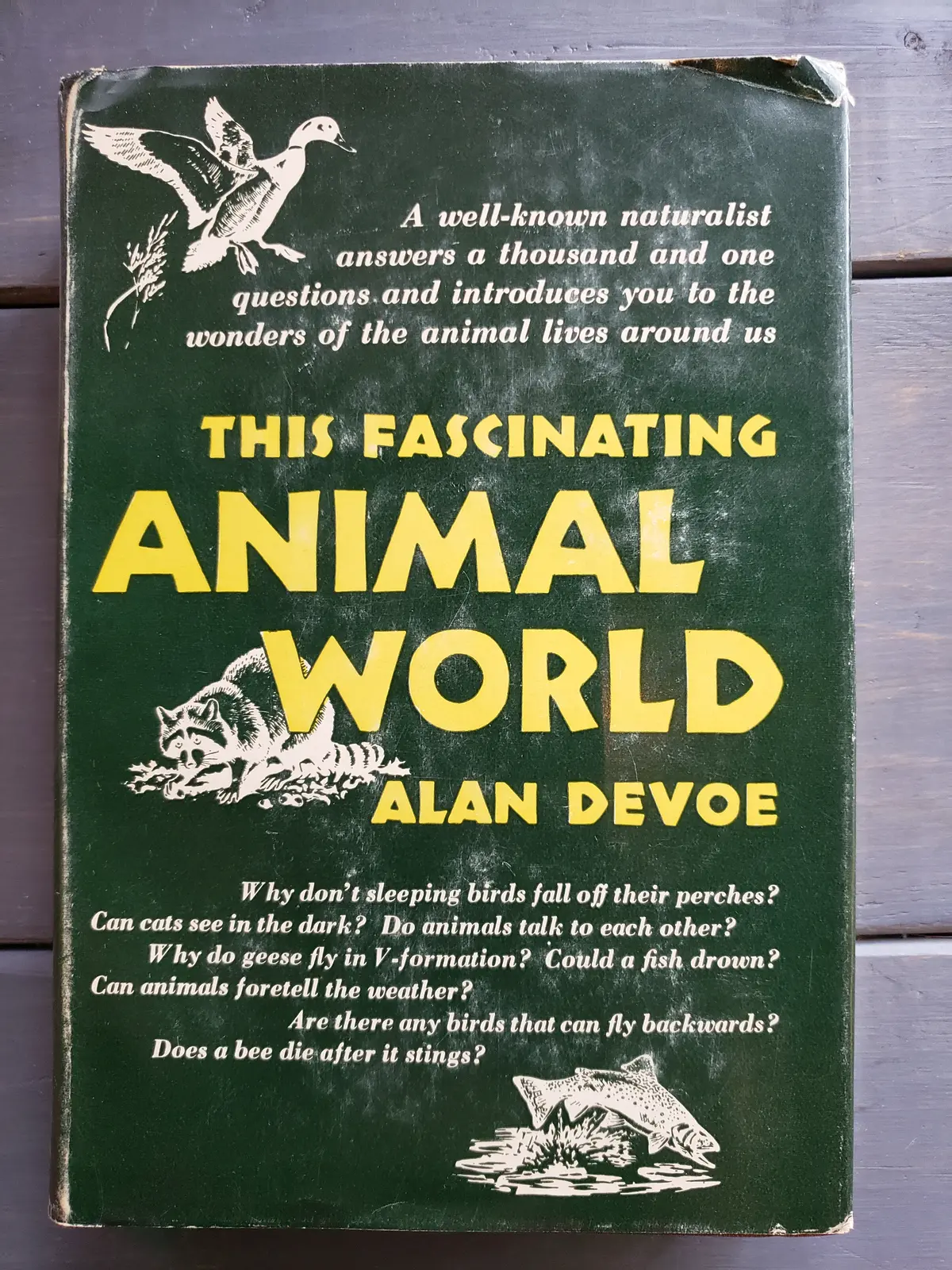 This Fascinating Animal World By Alan Devoe (1959) 1