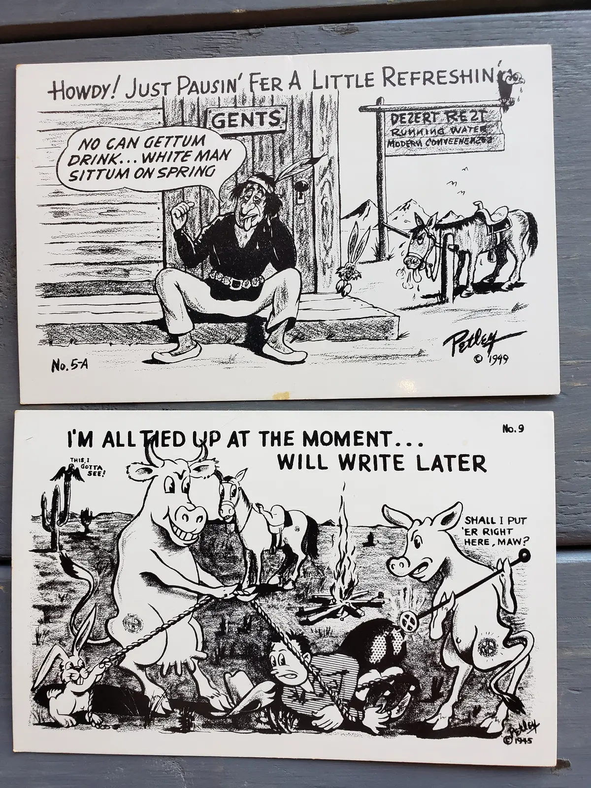 Bob Petley Postcards Set Of Two 1