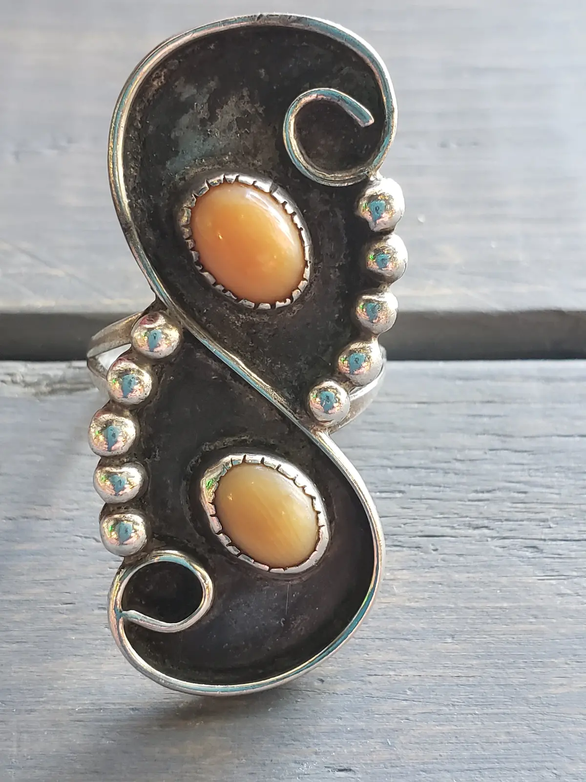 .925 Artisan Ring Size 8 1