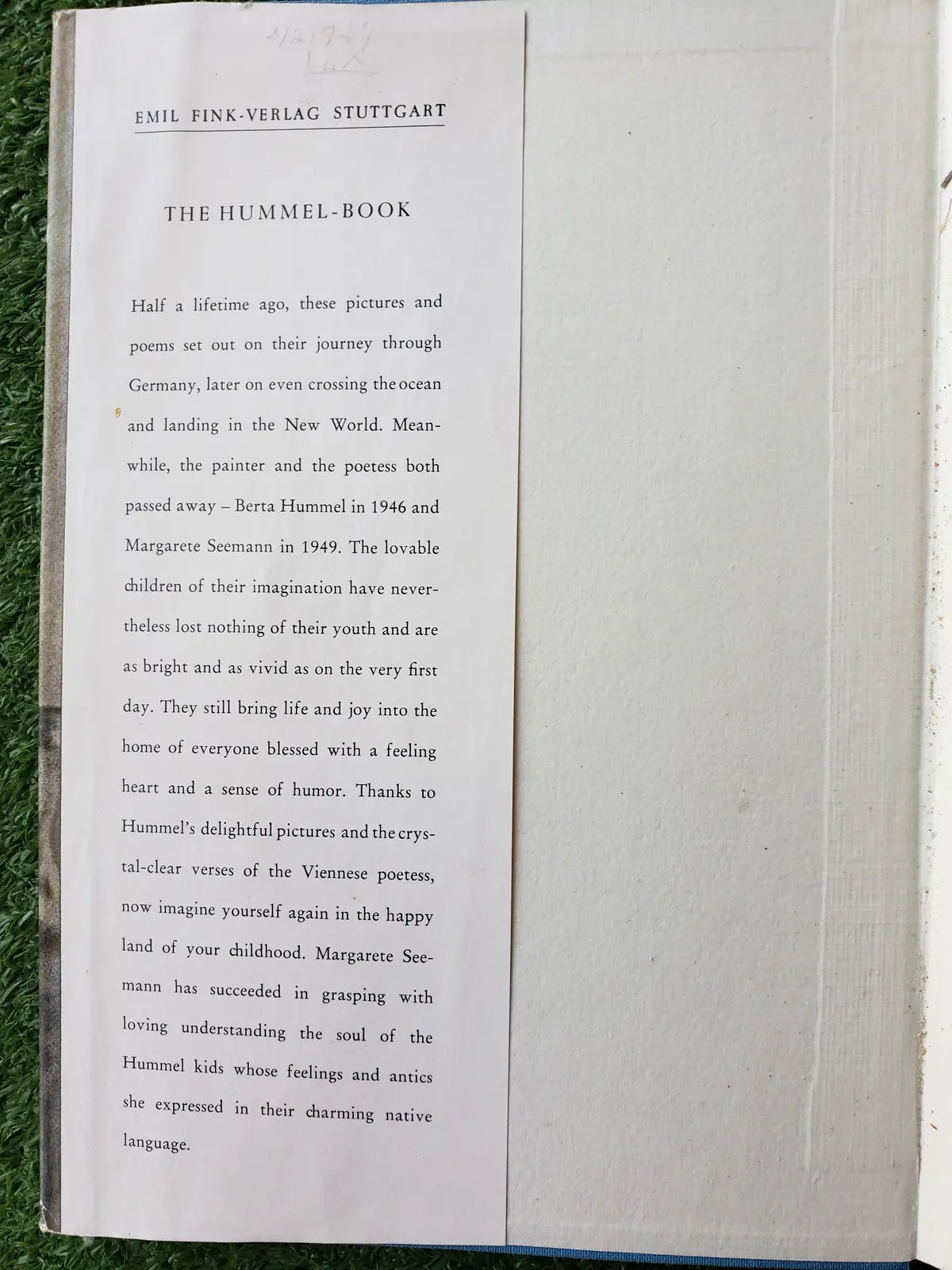 The Hummel Book By The Late Berta Hummel 2