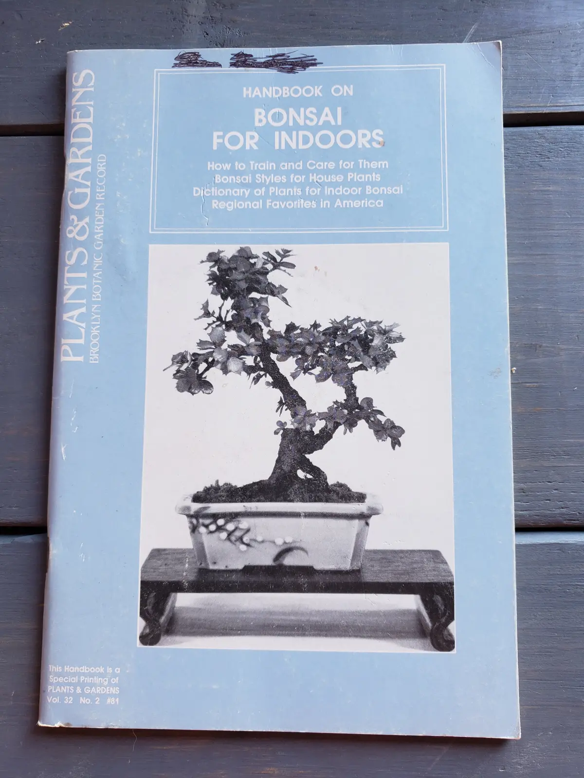 Bonsai For Indoors Handbook (1982) 1