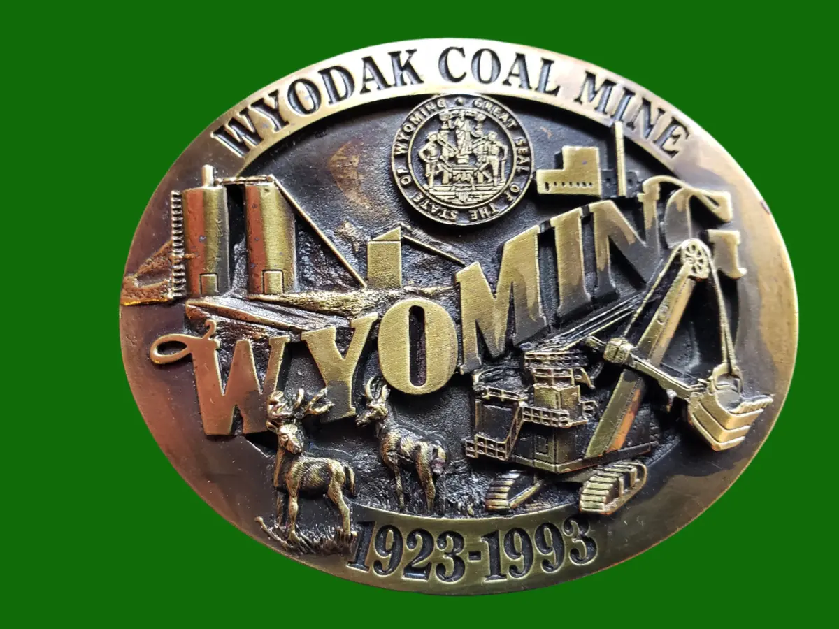 Wyodak Coal Mine Belt Buckle 1