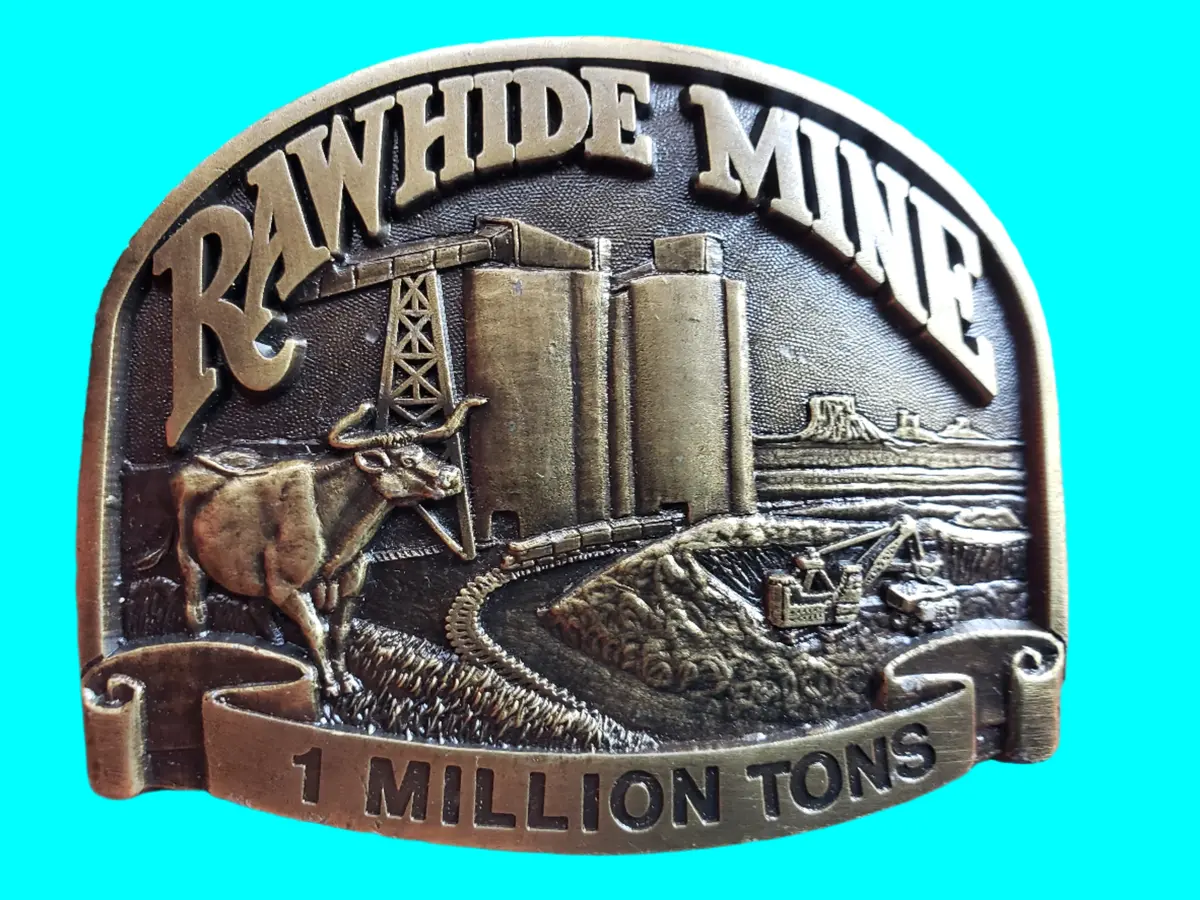 Rawhide Mine Belt Buckle 1