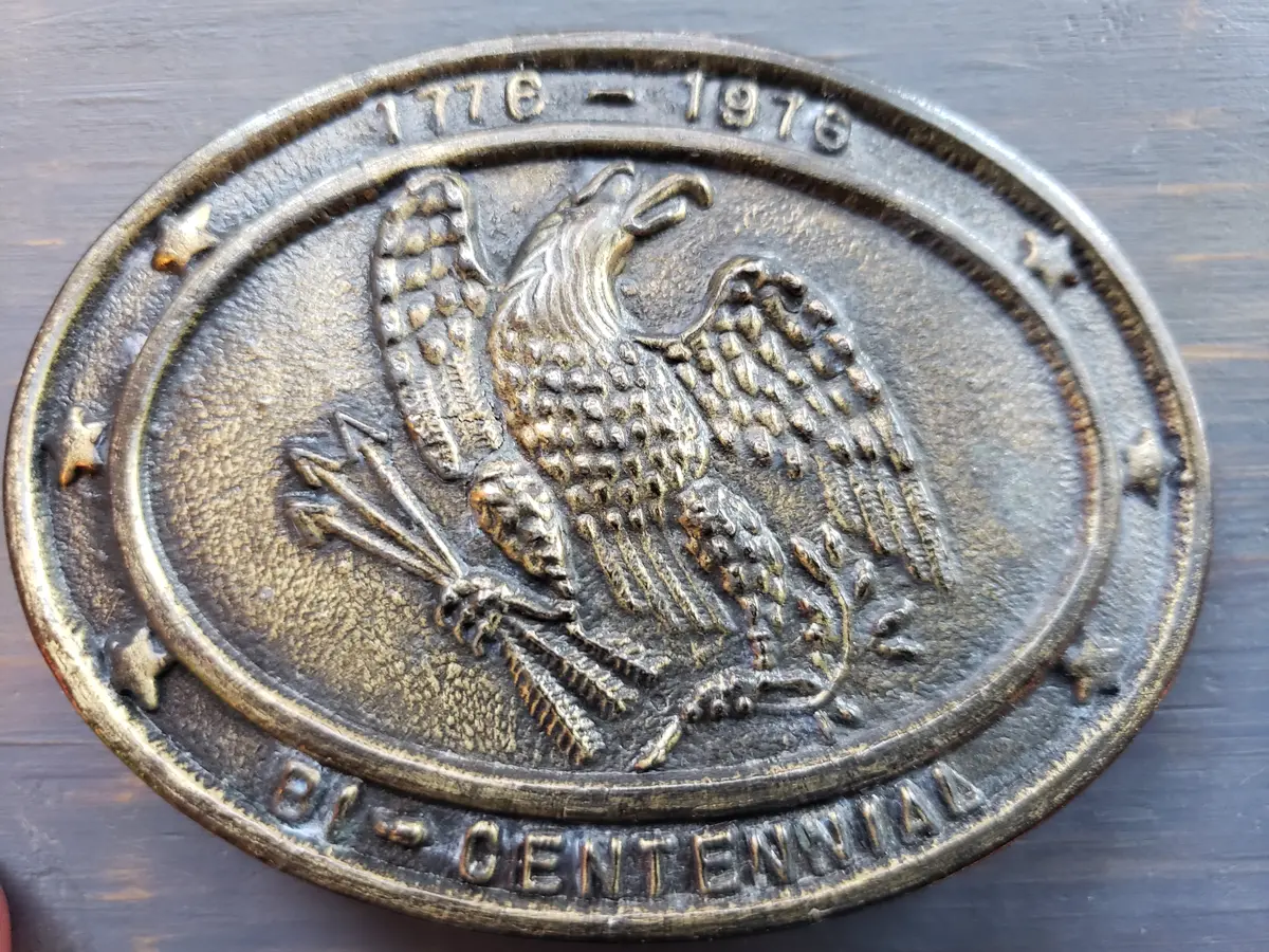 1776-1976 Bicentennial Eagle Belt Buckle 1