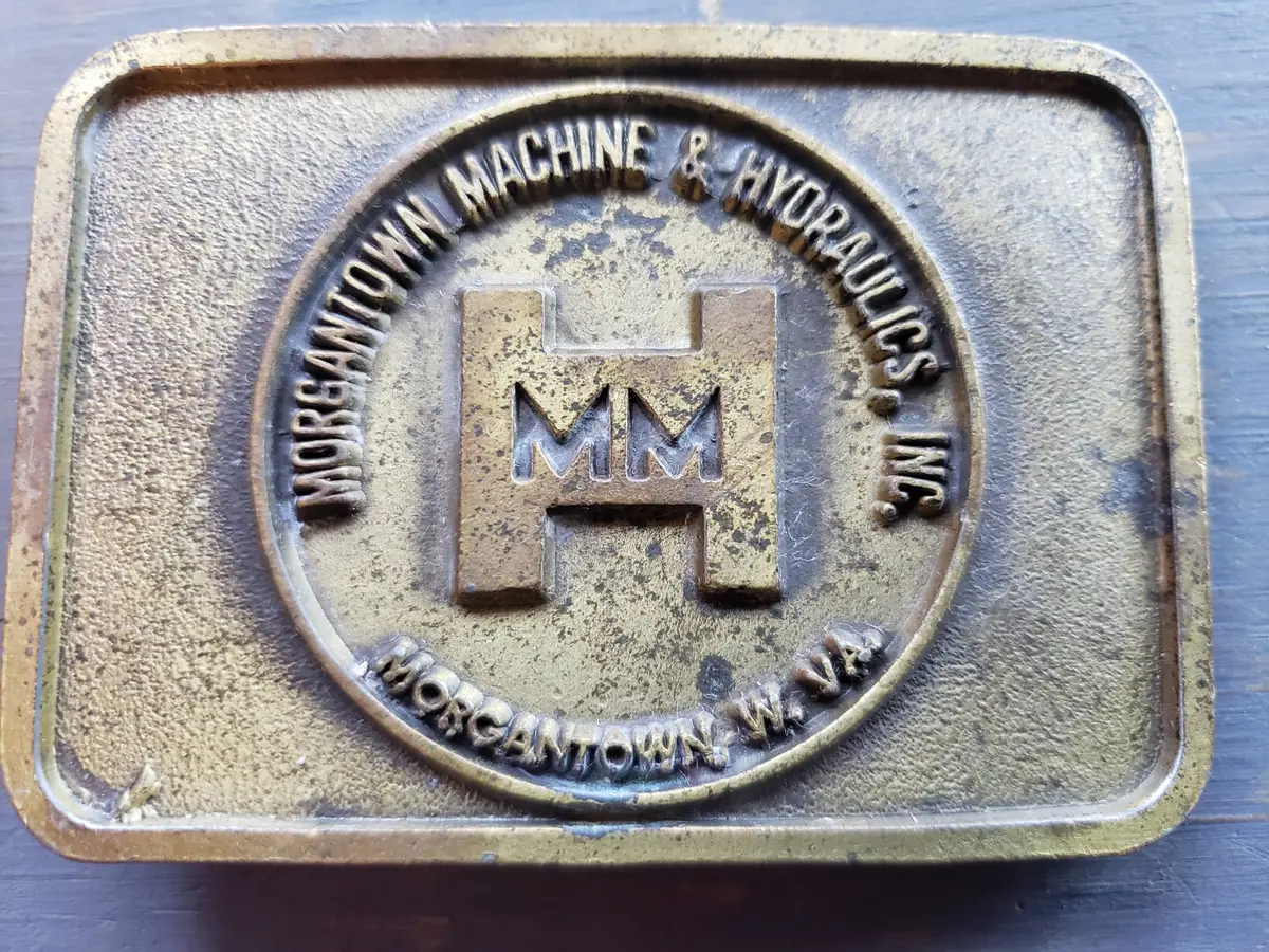 Morgantown Machine & Hydraulics Belt Buckle 1
