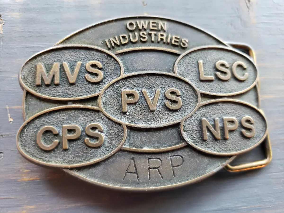 Owen Industries Belt Buckle 1