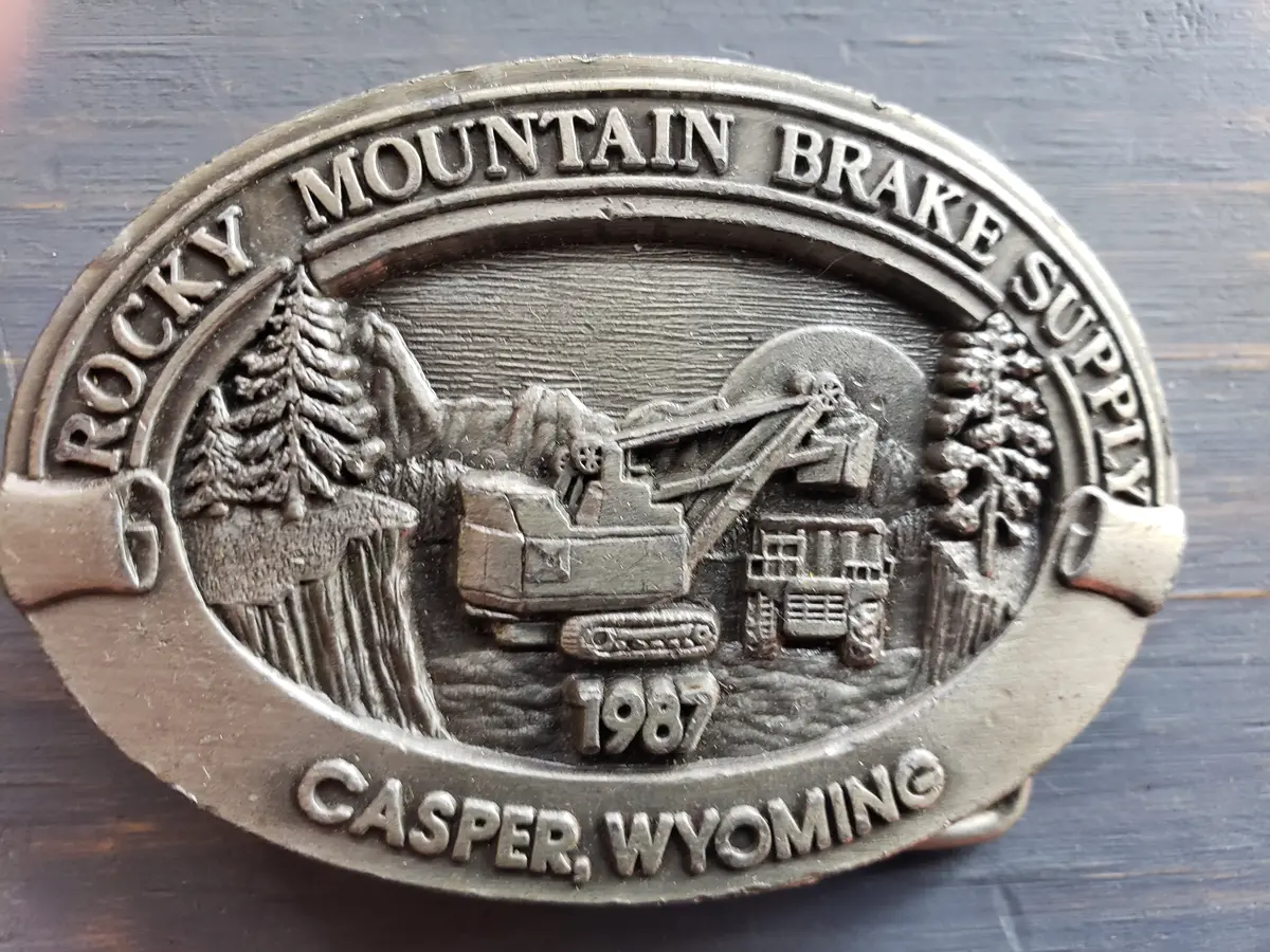 1987 Rocky Mountain Brake Supply Belt Buckle 1