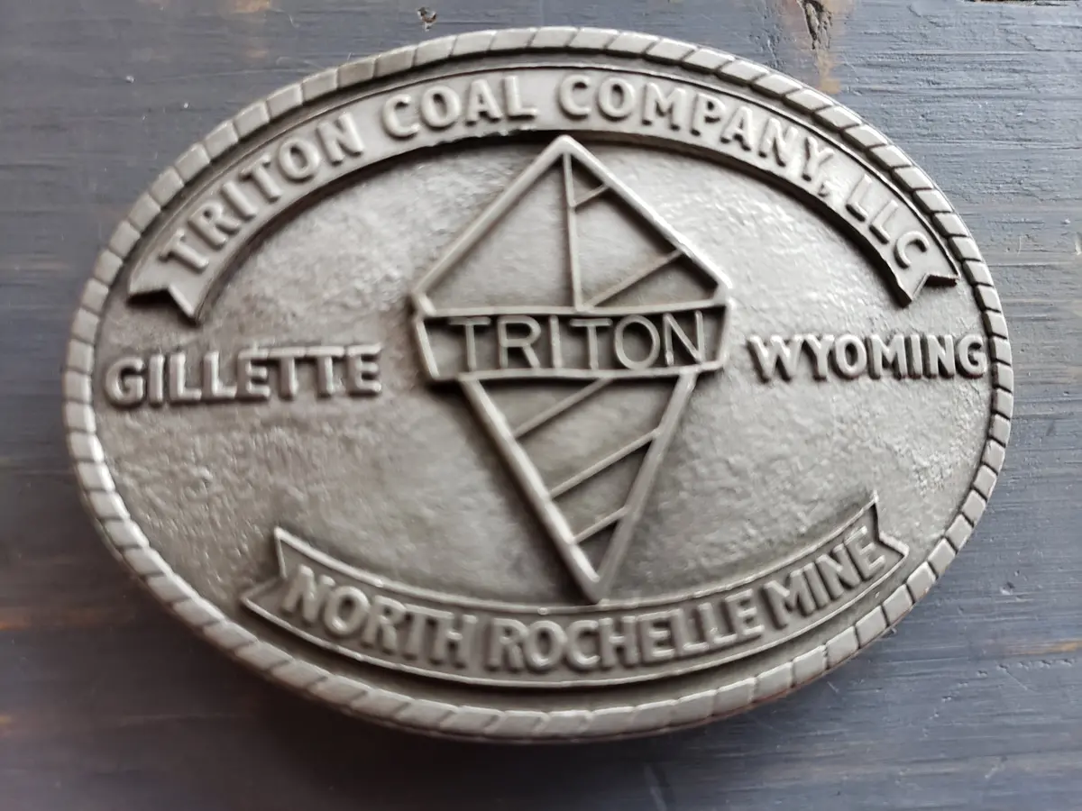 Triton Coal North Rochelle Mine Belt Buckle 1