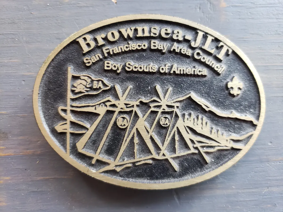 San Francisco Bay Boy Scout Belt Buckle 1