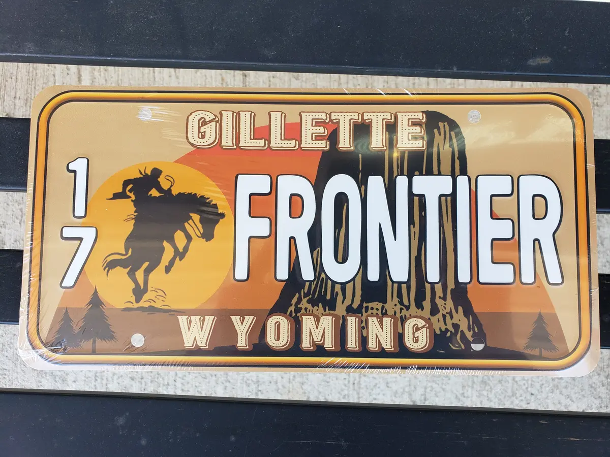 Frontier License Plate 1
