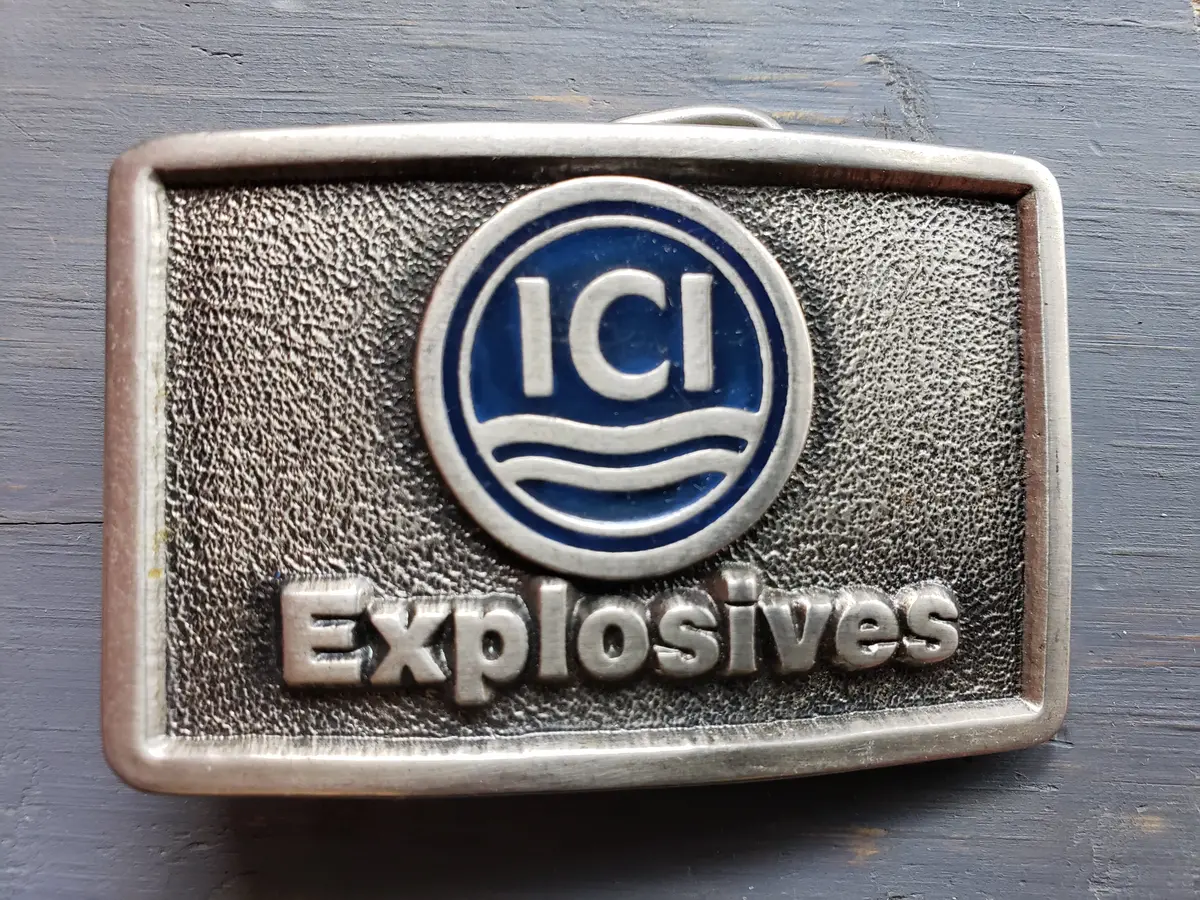 Ici Explosives Belt Buckle 1