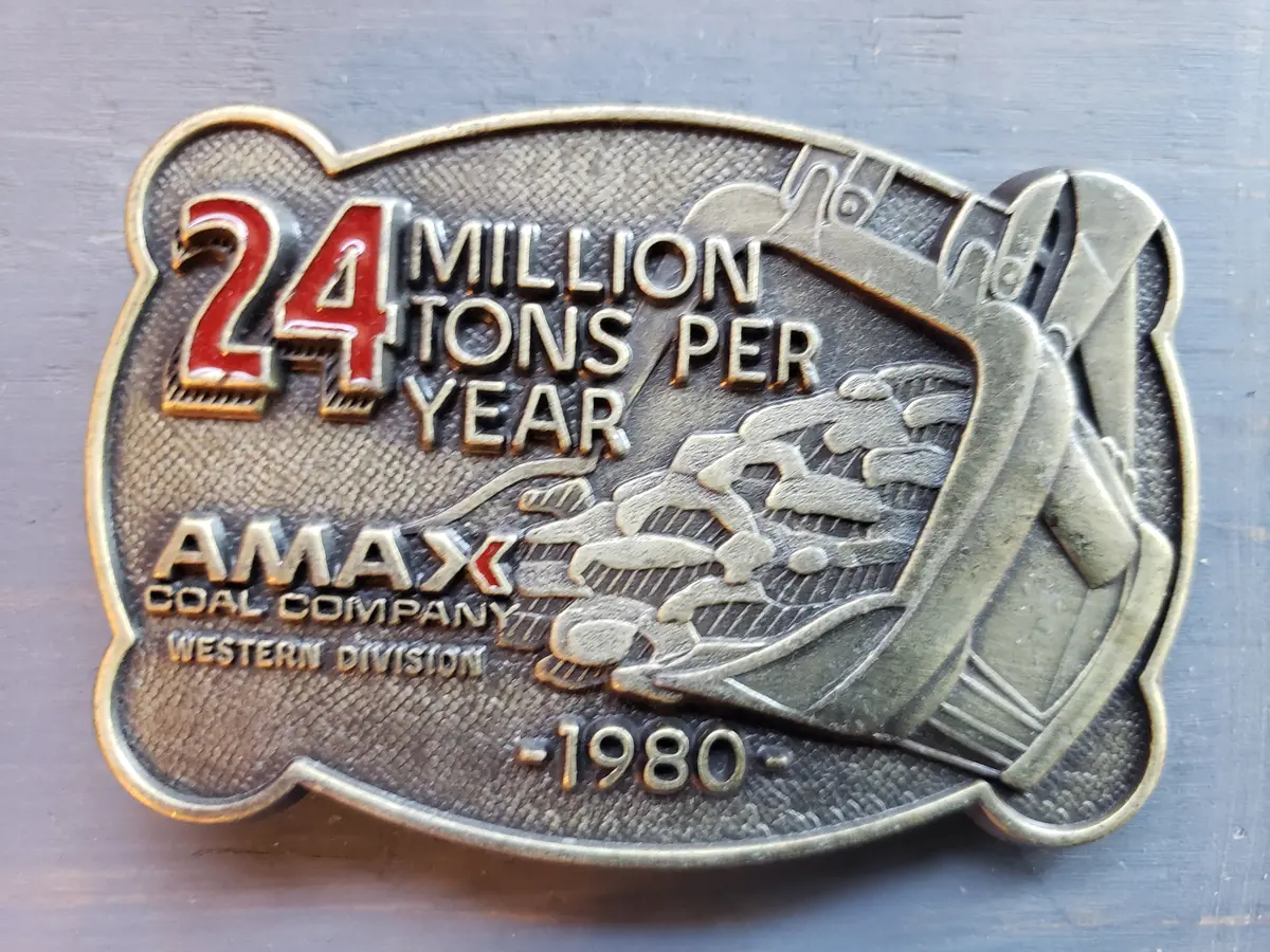 Amax Coal Company Belt Buckle 1