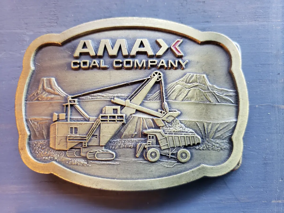 Amax Coal Company Belt Buckle 1
