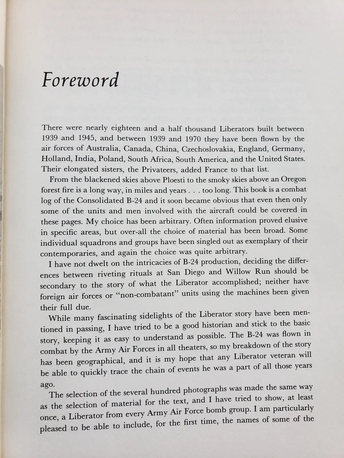 Log Of The Liberators, By Steve Birdsall (1973) 2