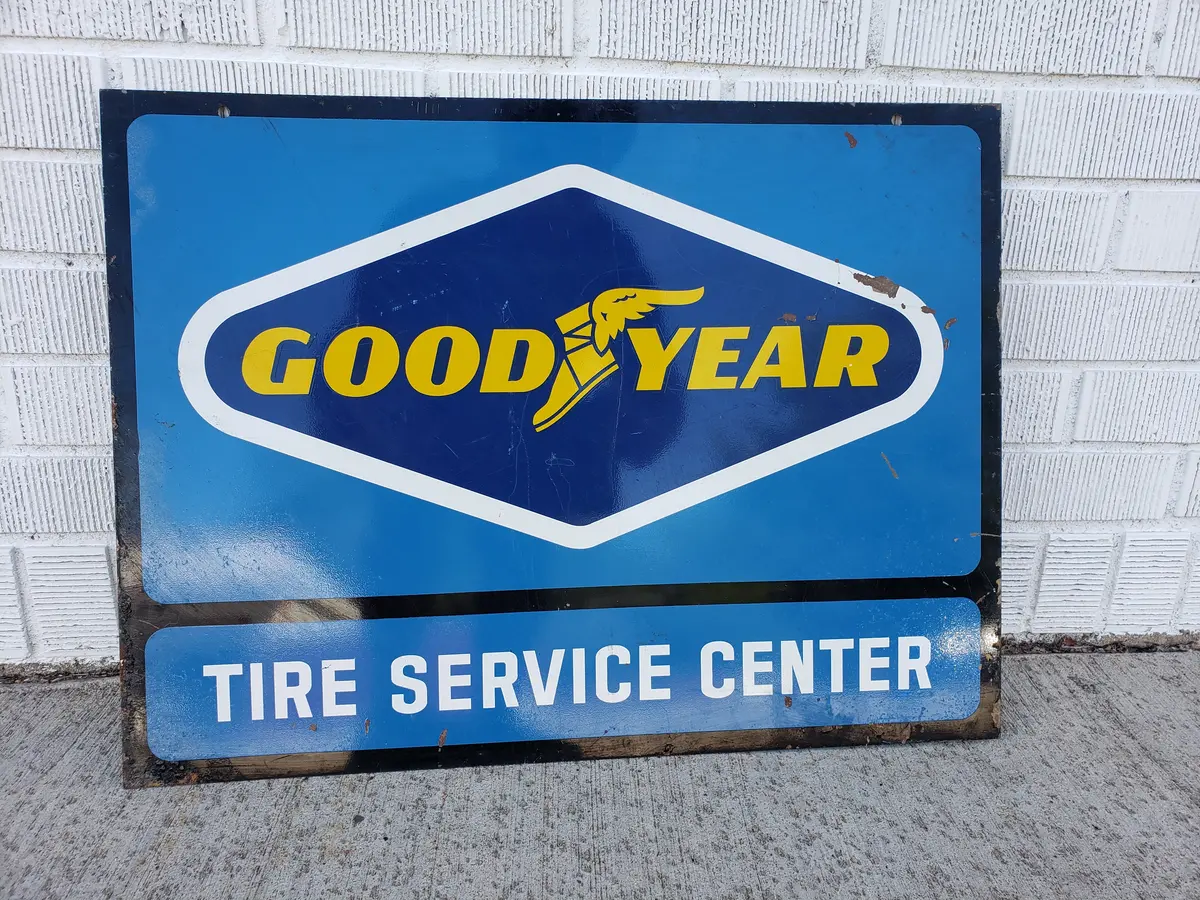 Goodyear Tire Service Center Double Sided Sign 1