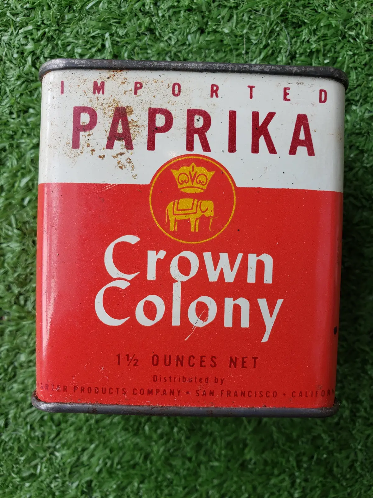 Crown Colony Paprika Tin 1