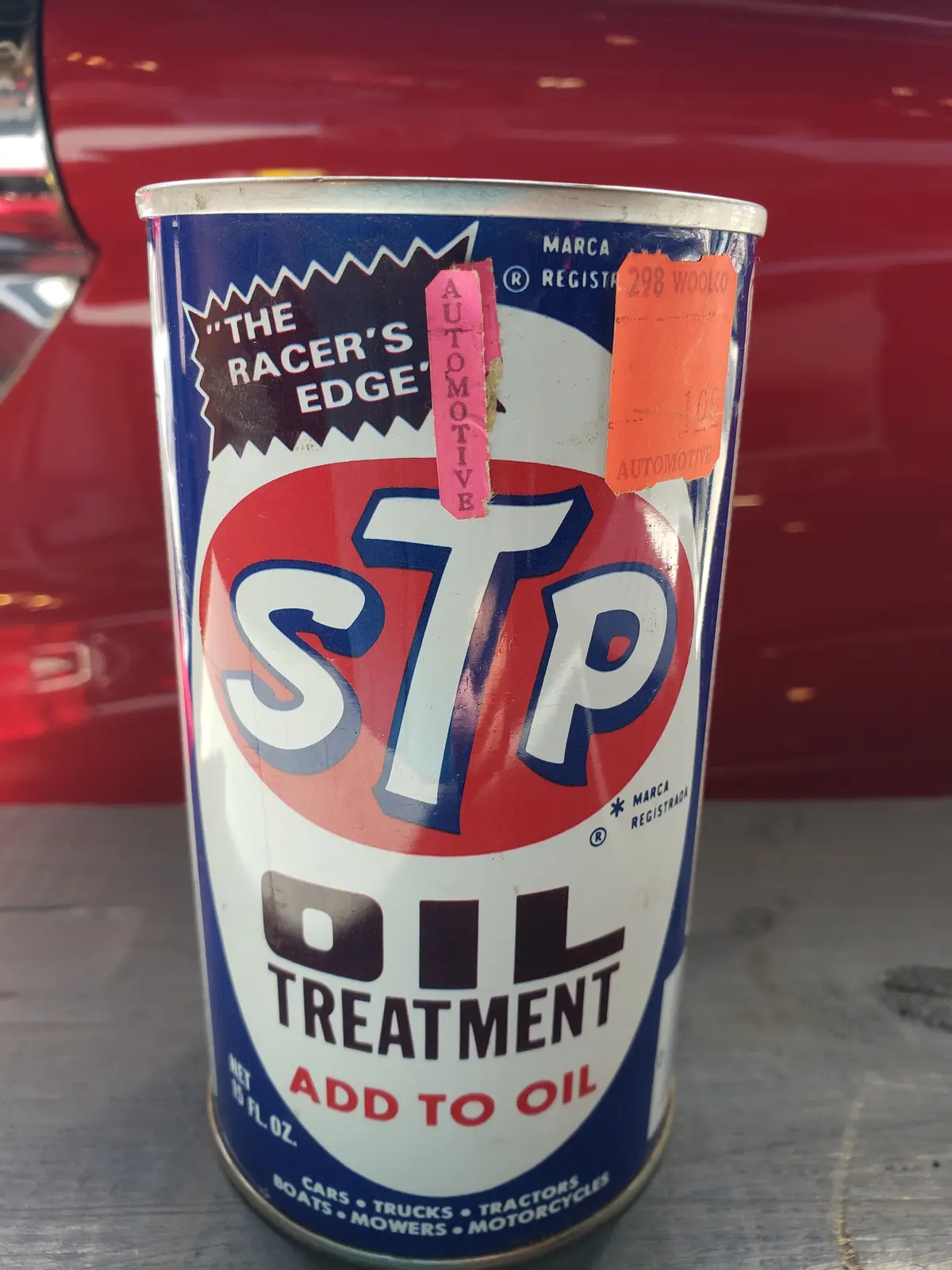 1976 Stp Oil Treatment 15 Fl Oz, Unopened. 1