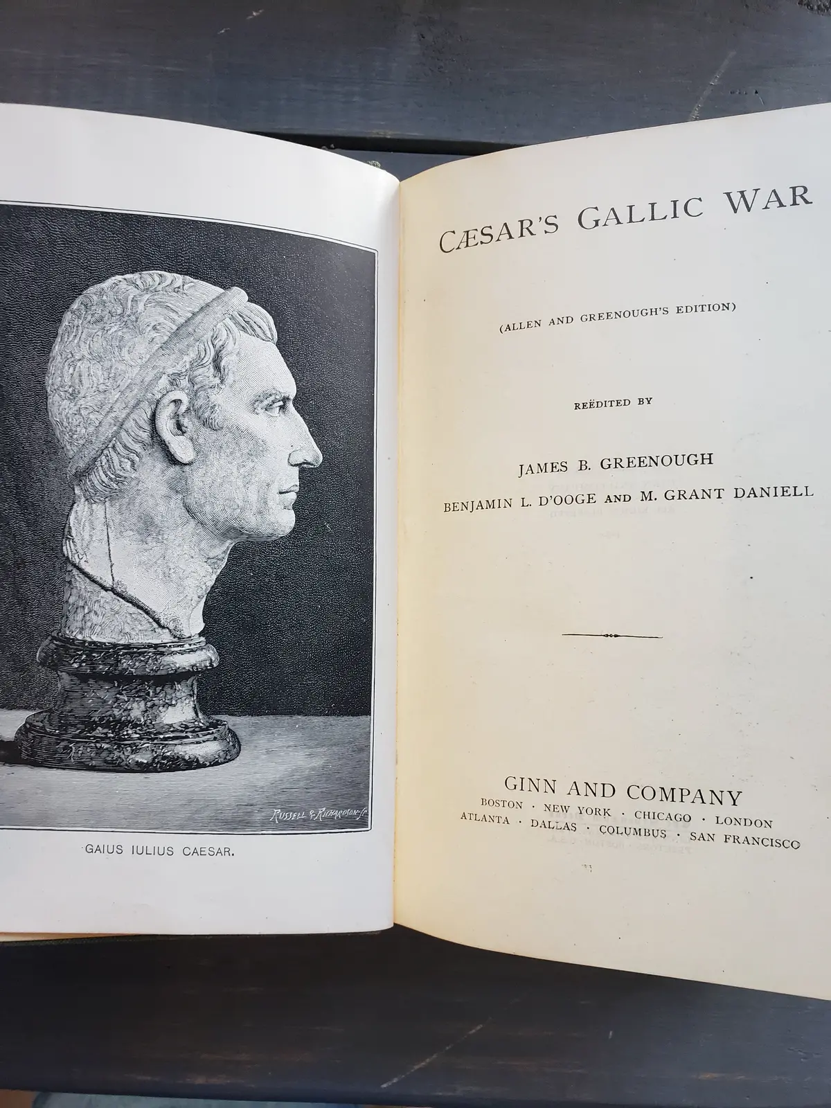 Caesar's Gallic War 1898 (Allen And Greenough's Edition) 1