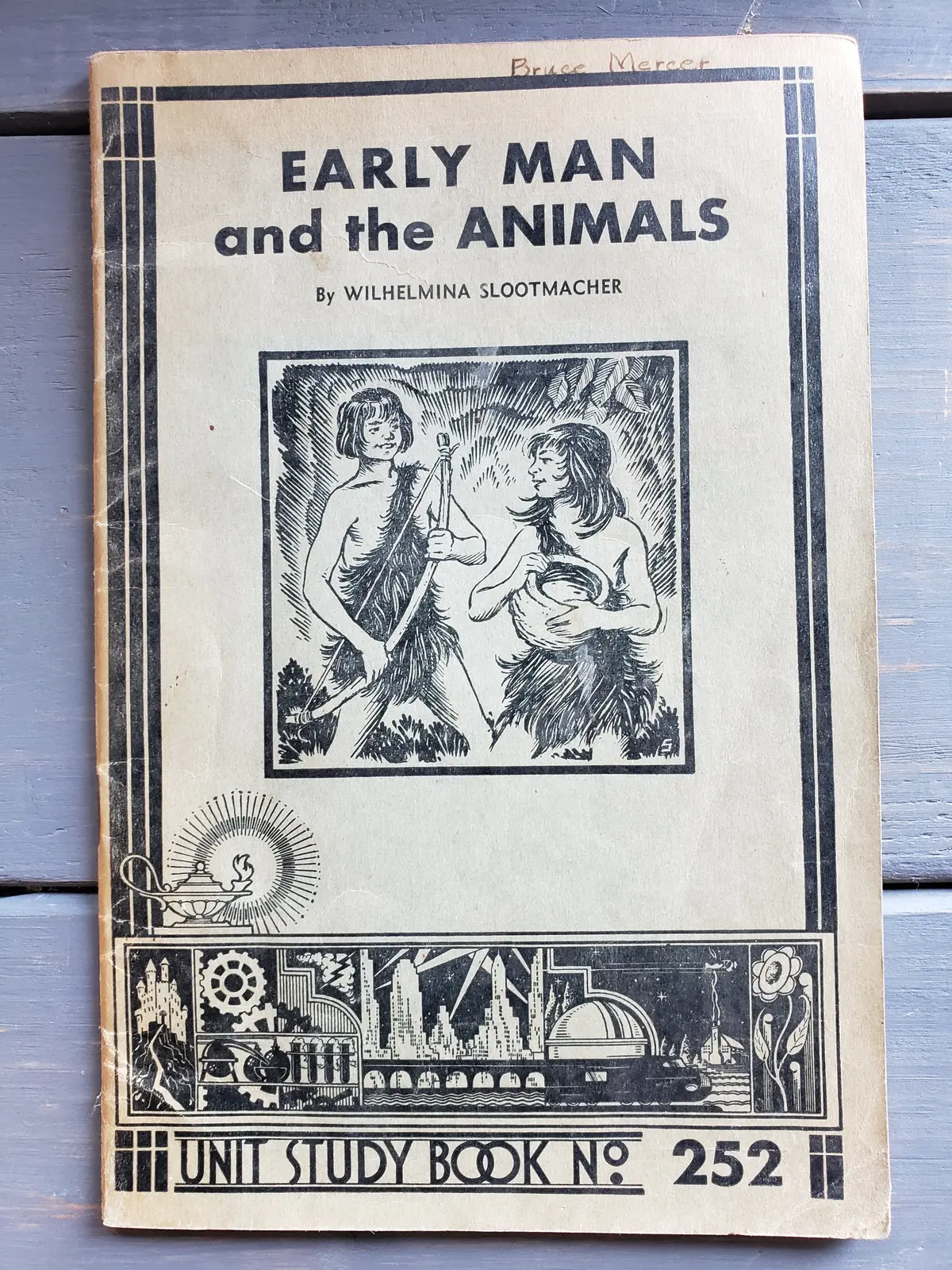Early Man And The Animals (1935) By Wilhelmina Slootmacher 1