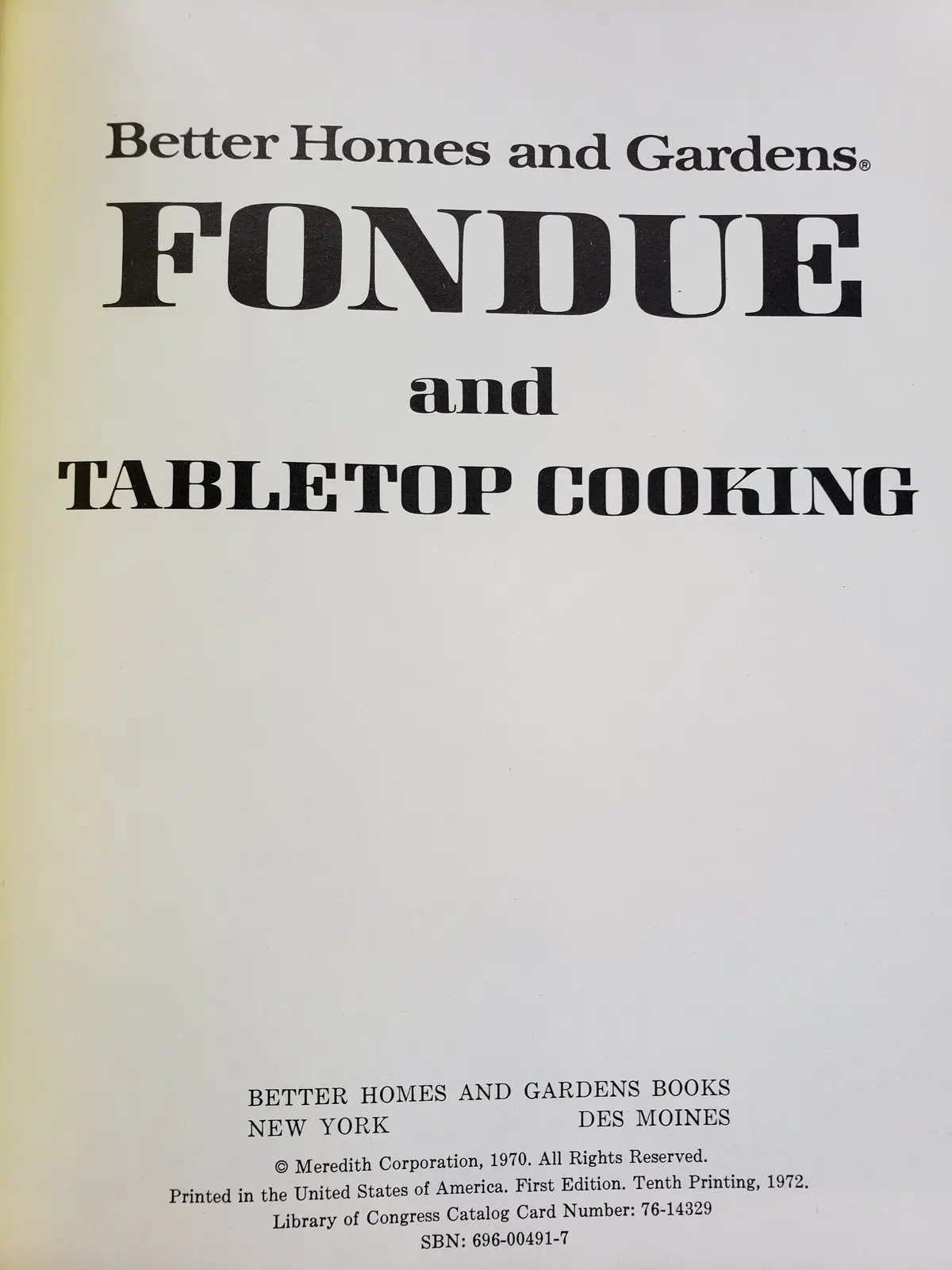Fondue (1970) By Better Home And Gardens 2