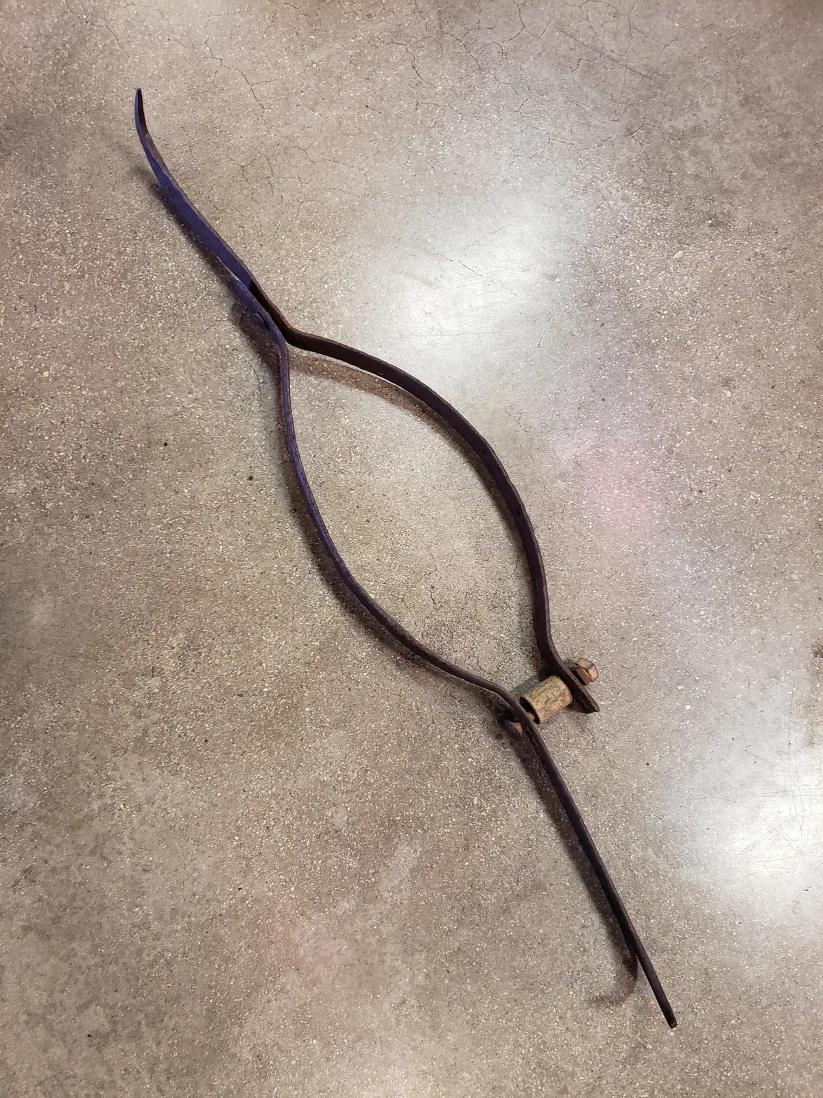 Vintage Metal Cow Yoke 1