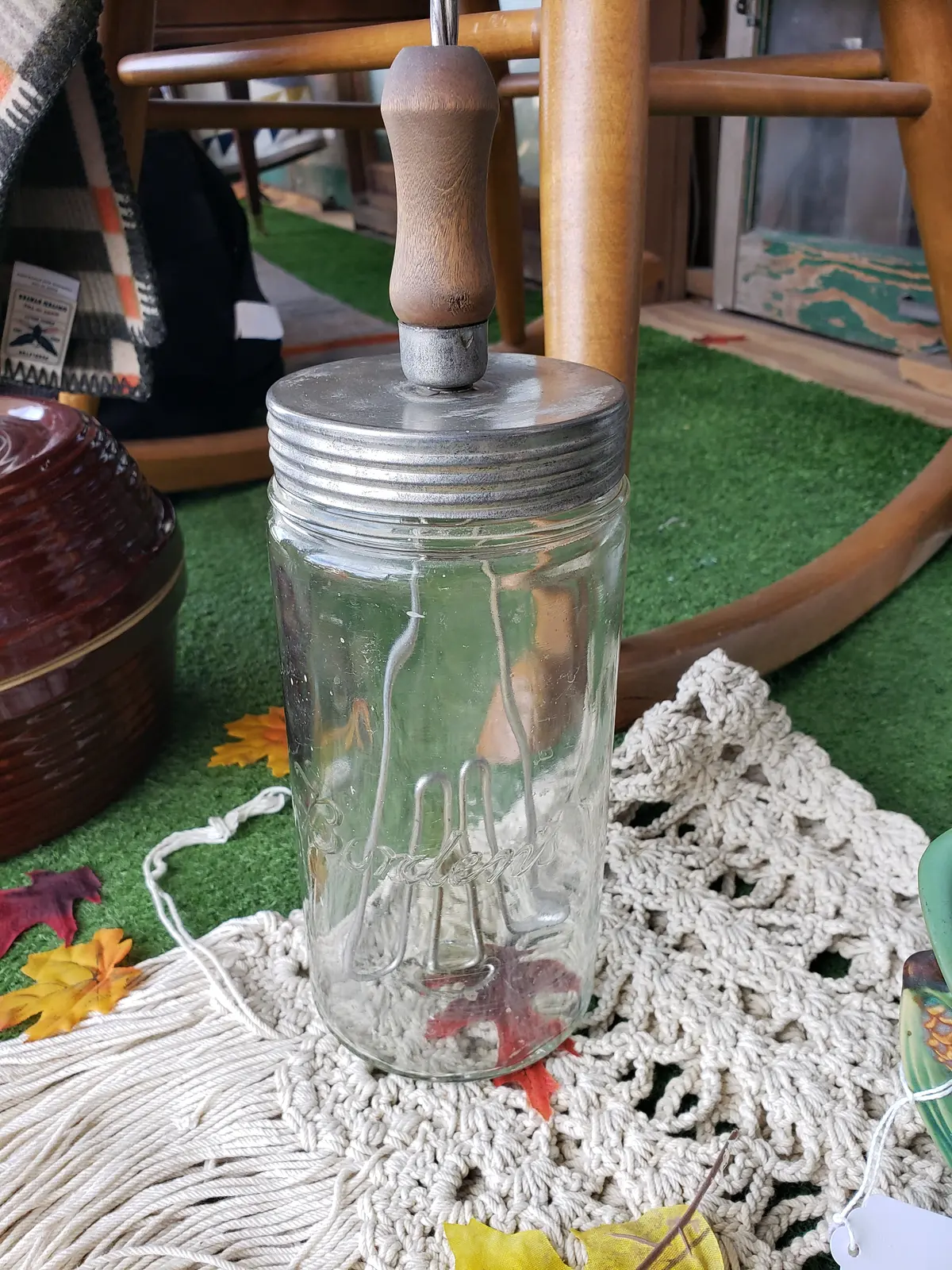 1915 Borden Butter Churn Cream Whipper 1