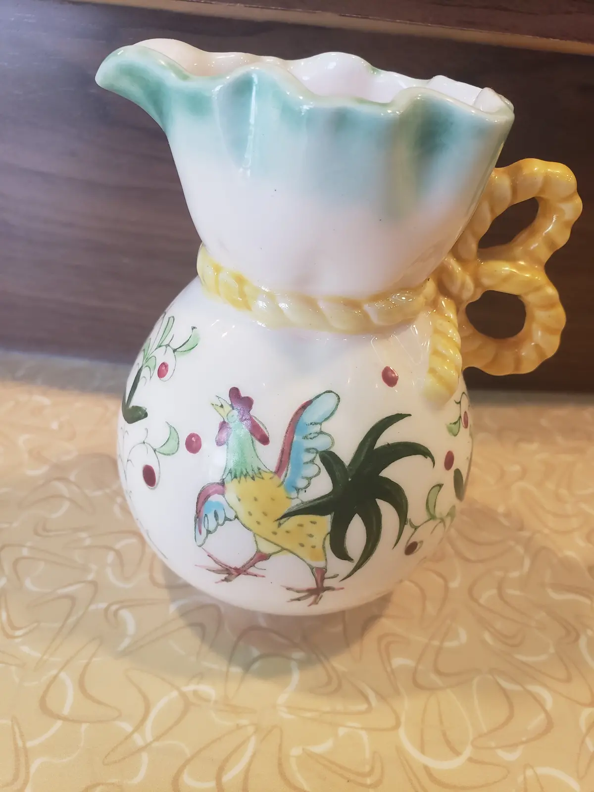 1930'S Rooster Of Fortune Creamer 1