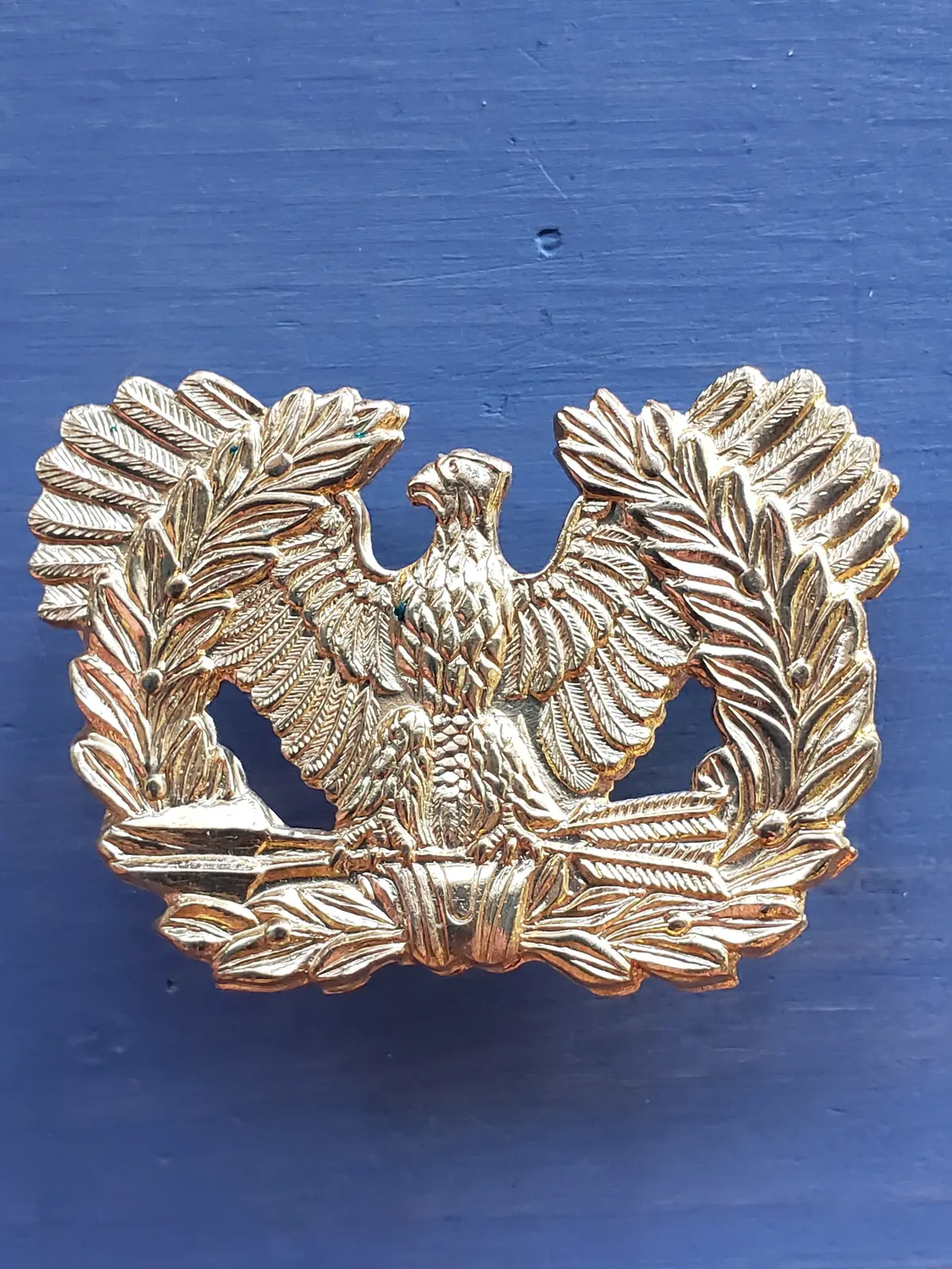 Wwii Us Army Warrant Officer Hat Insignia (2 Prongs) 1