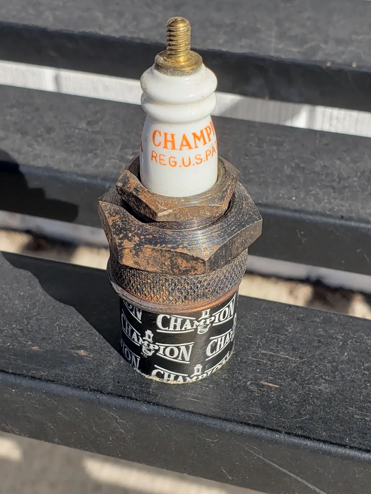 Vintage Champion C-4 Spark Plug (N.O.S.) 1