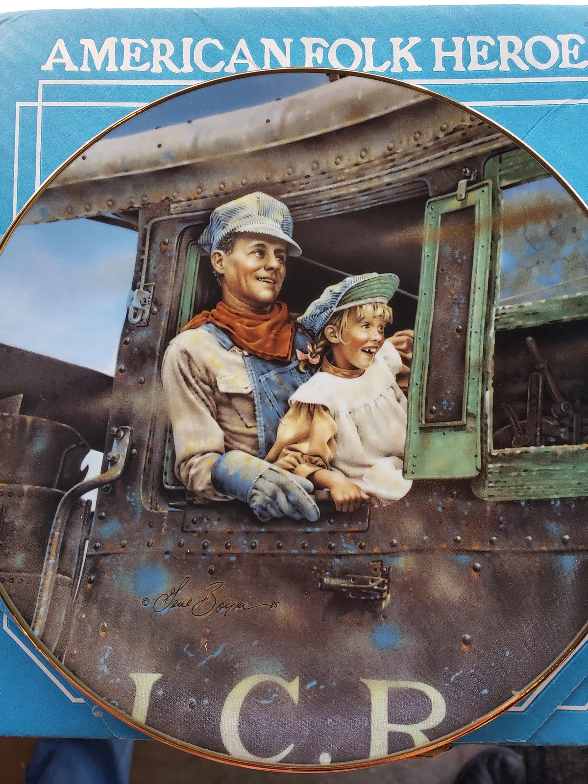 Casey Jones Commemorative Plate 1